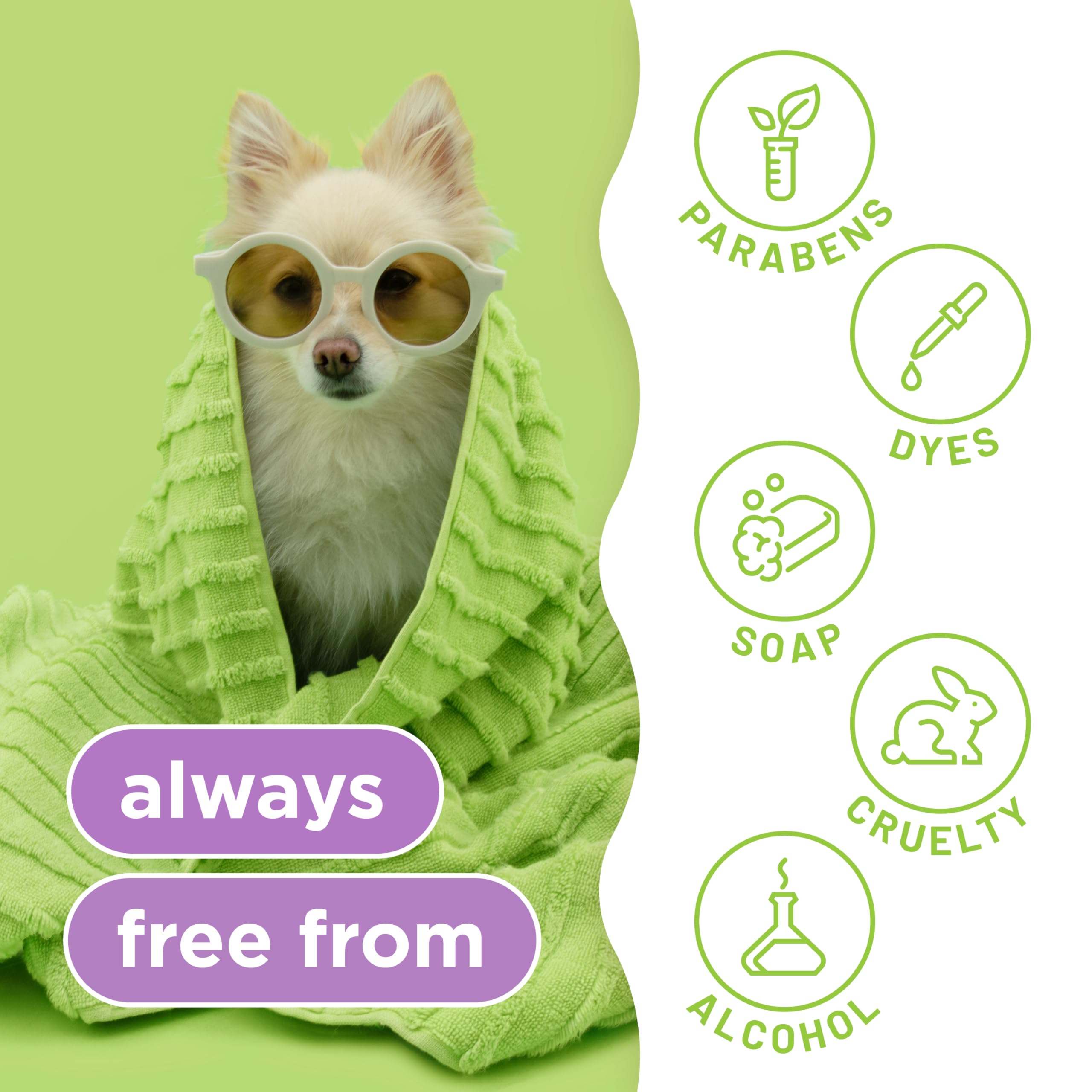 Tropiclean Dog Conditioner, Professional Detangling & Moisturizing Conditioner, Puppy Safe, Made In The Usa, Kiwi & Cocoa Butter