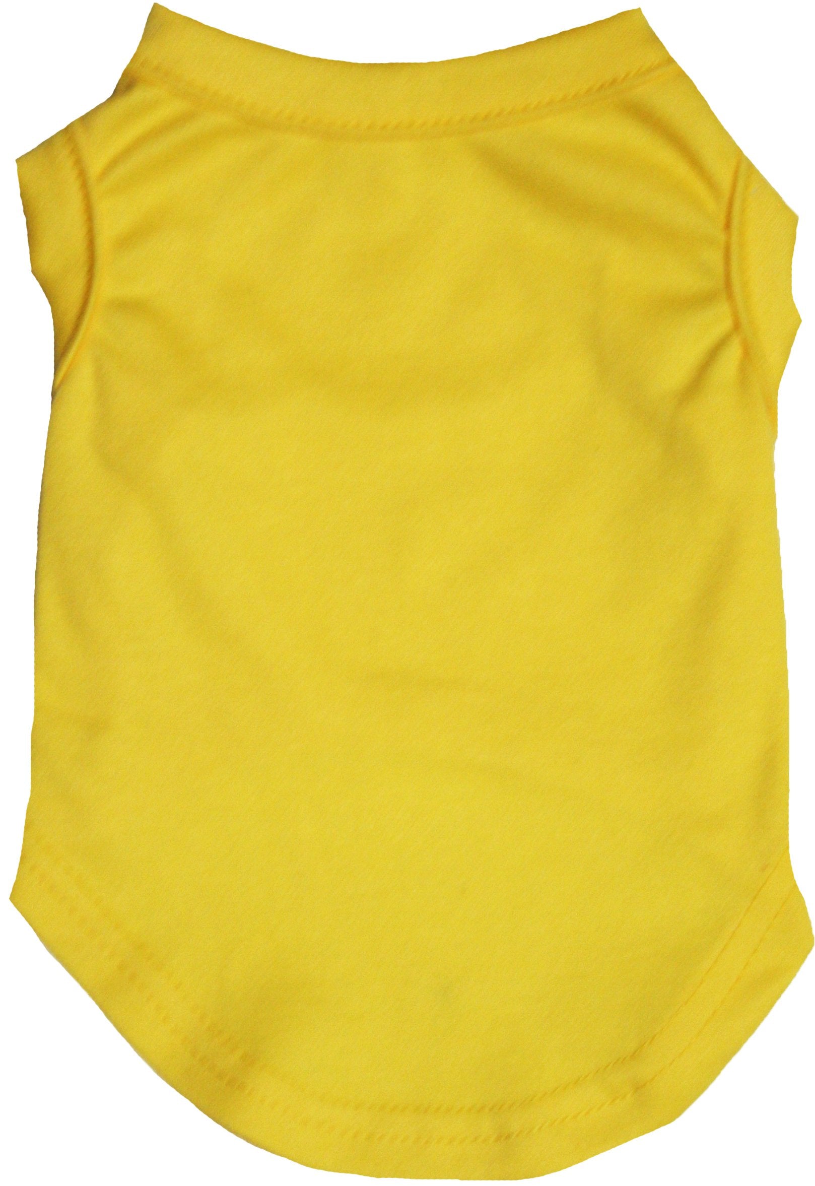 Petitebella Plain Single Color Puppy Dog Shirt (Yellow, Xx-Large)