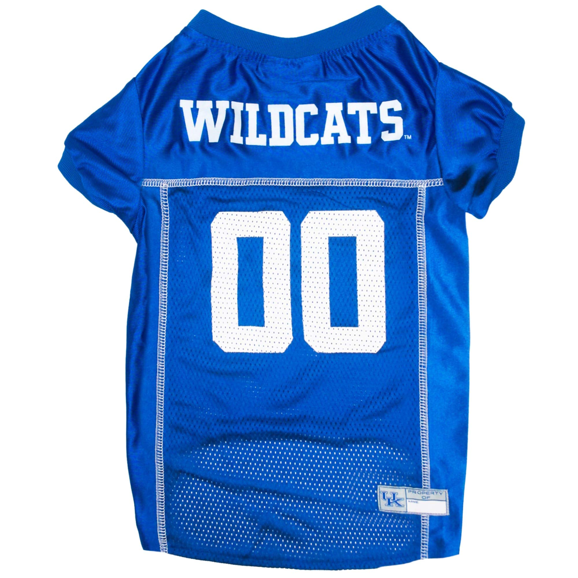 Pets First NCAA College University of Kentucky Wildcats Mesh Jersey for DOGS & CATS, Size X-Small, Licensed Dog Jersey with your