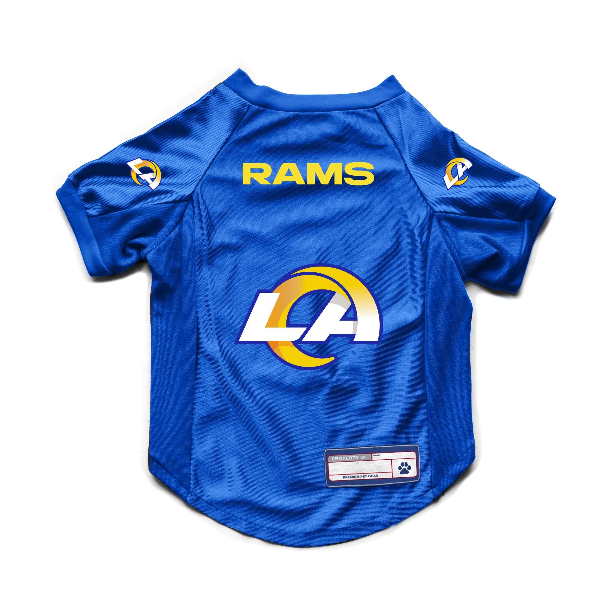 Littlearth Los Angeles Rams Nfl Stretch Pet Jerseys Los Angeles Rams Large