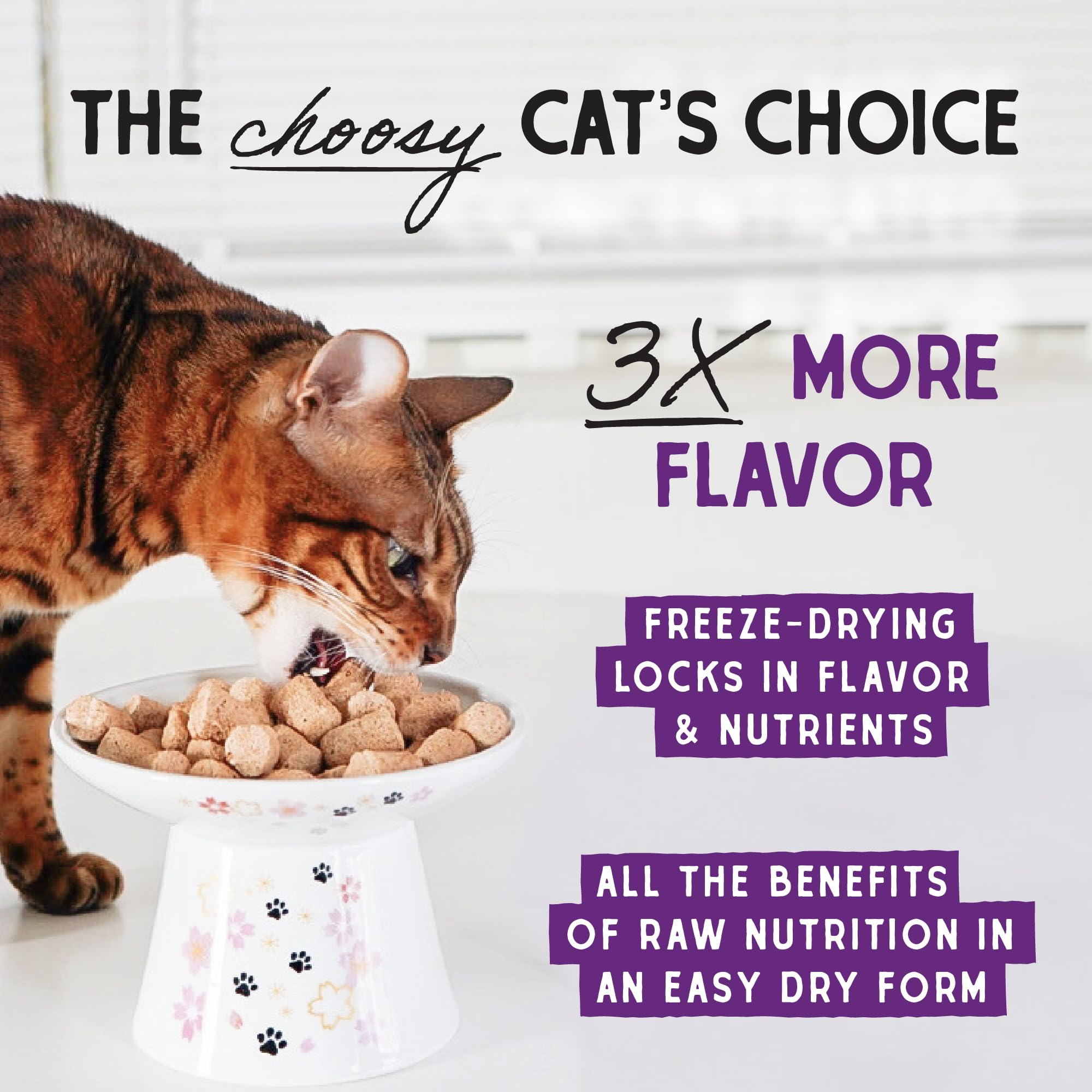 Stella & Chewys Freeze-Dried Raw Sea-Licious Salmon & Cod Dinner Morsels Grain-Free Cat Food - 8 oz bag, nn/a