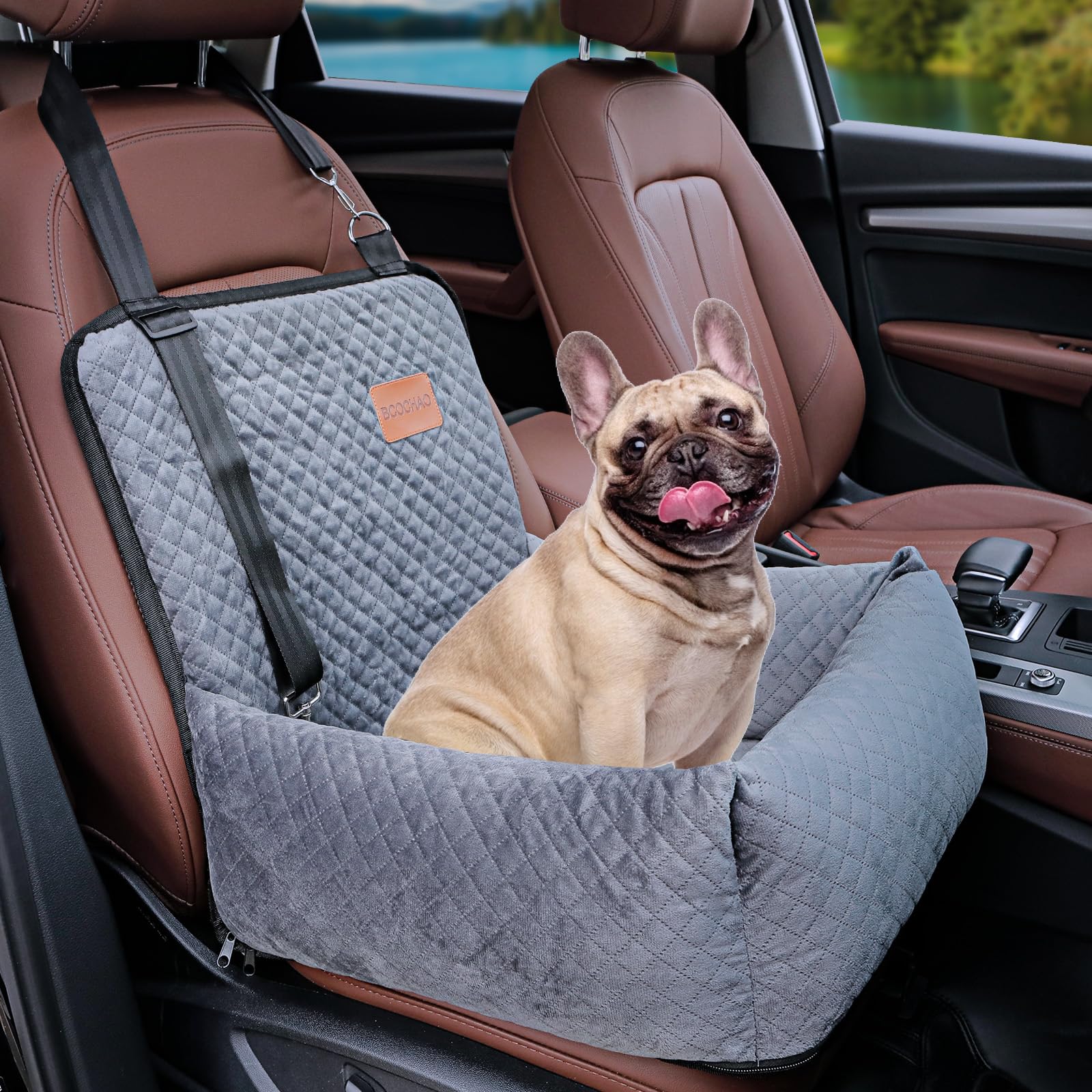 Dog Car Seat Pet Booster Seat Pet Travel Safety Car Seat,The Dog Seat Made Is Safe And Comfortable, And Can Be Disassembled For