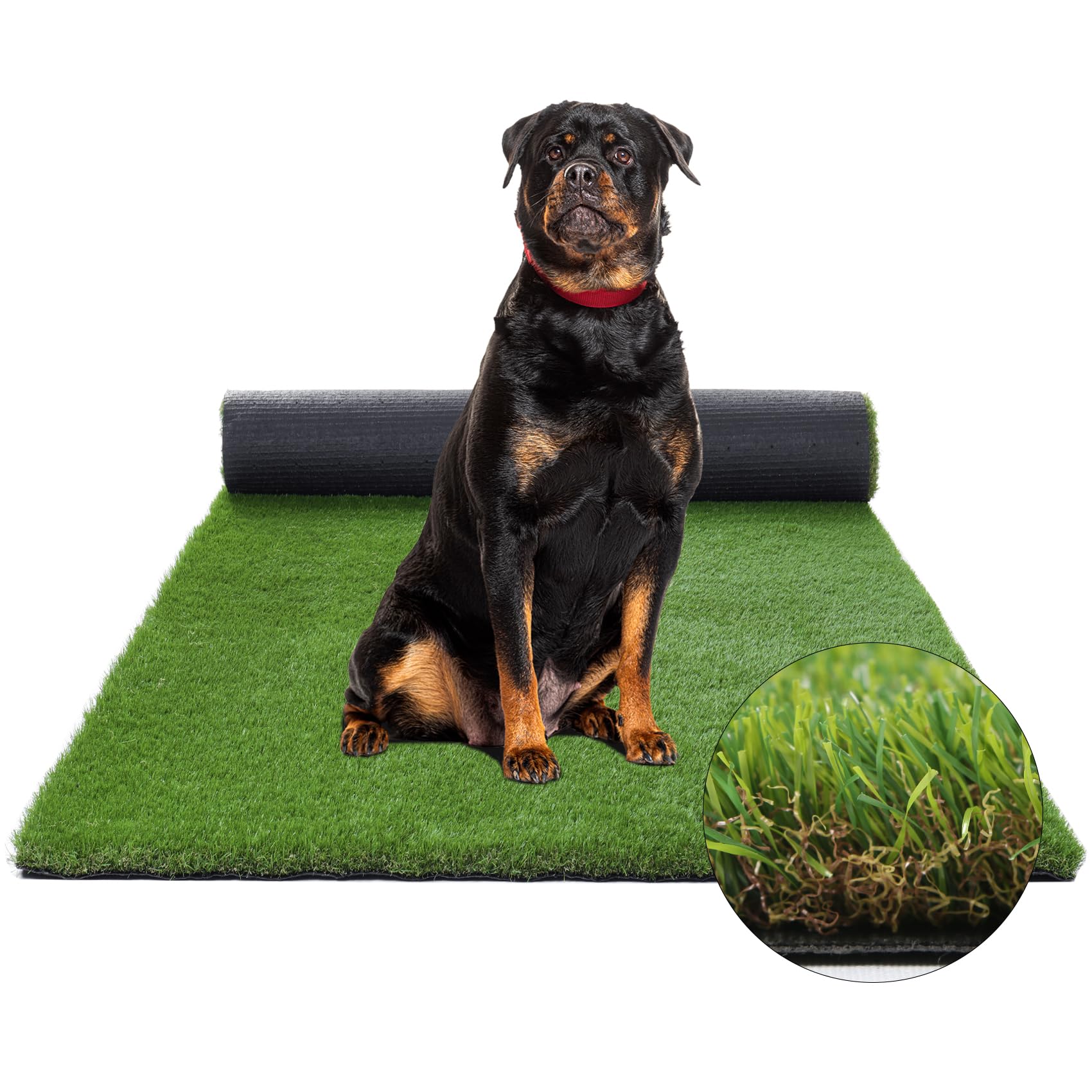 Xlx Turf Extra Thick Outdoor Turf, Large Fake Grass Pad For Dogs Potty Kennel Patio Balcony, 6 Ft X 10 Ft