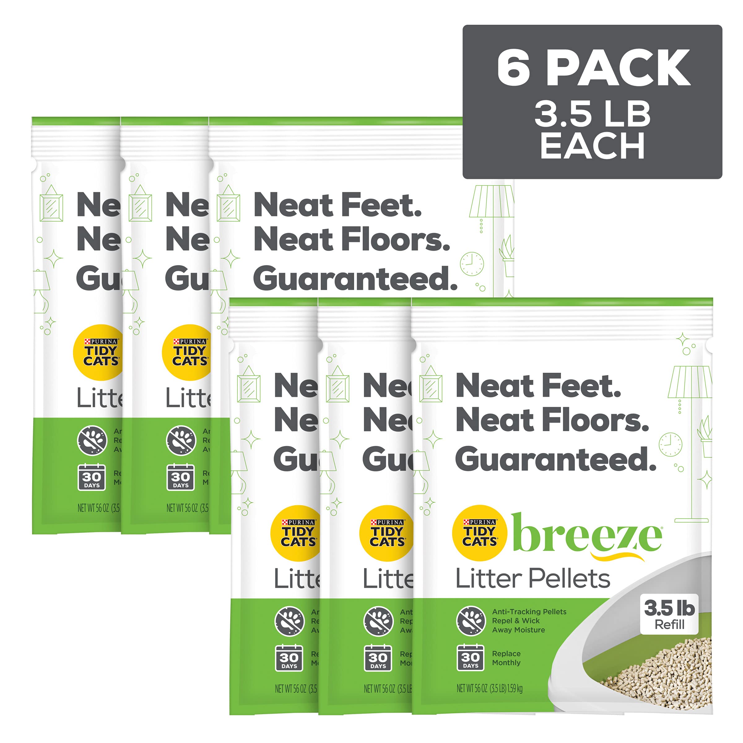 Purina Tidy Cats Litter Pellets, Breeze Refill Litter Pellets In Recyclable Box