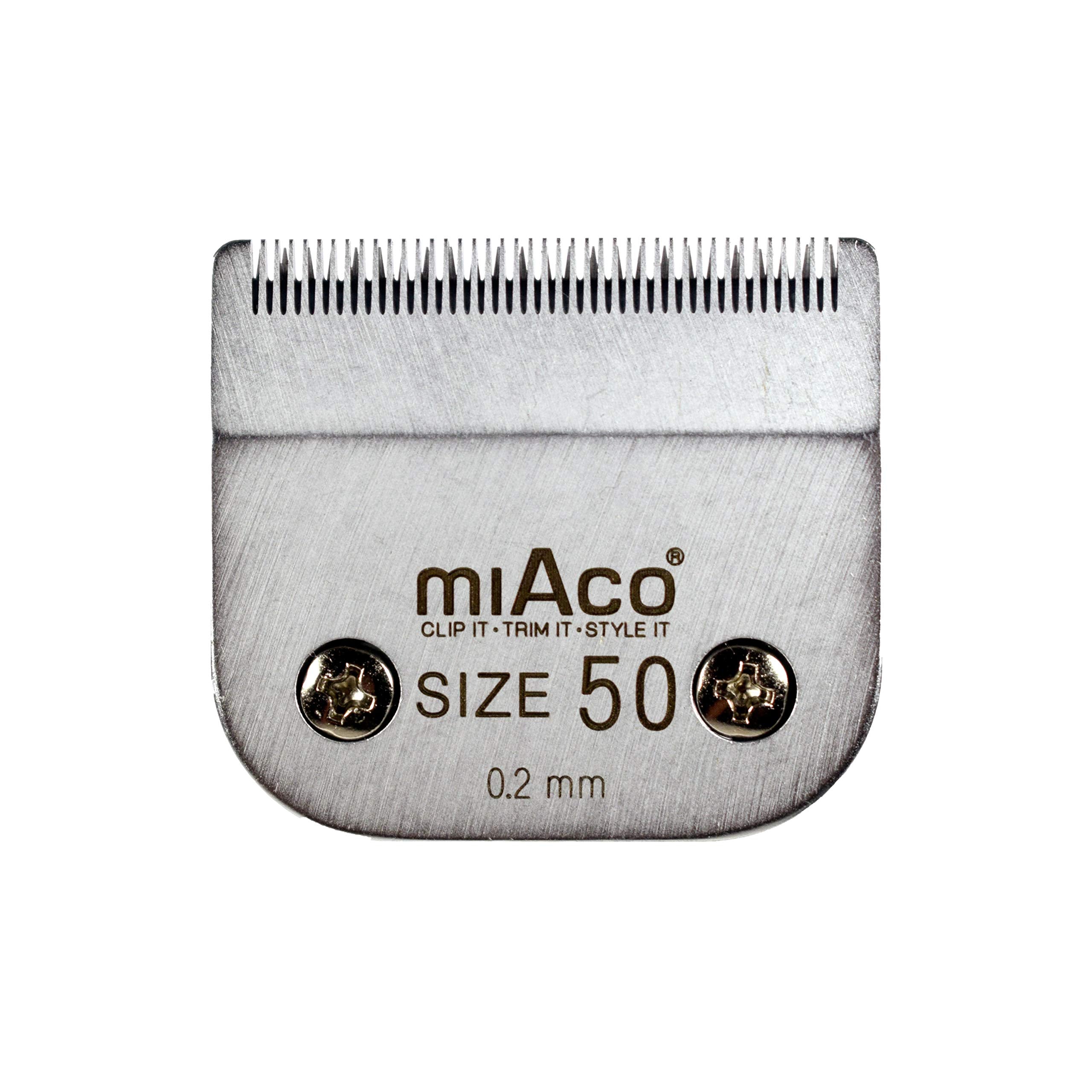 Miaco Size 50 Detachable Animal Clipper Blade Fits Andis Ag, Agc And Oster A5