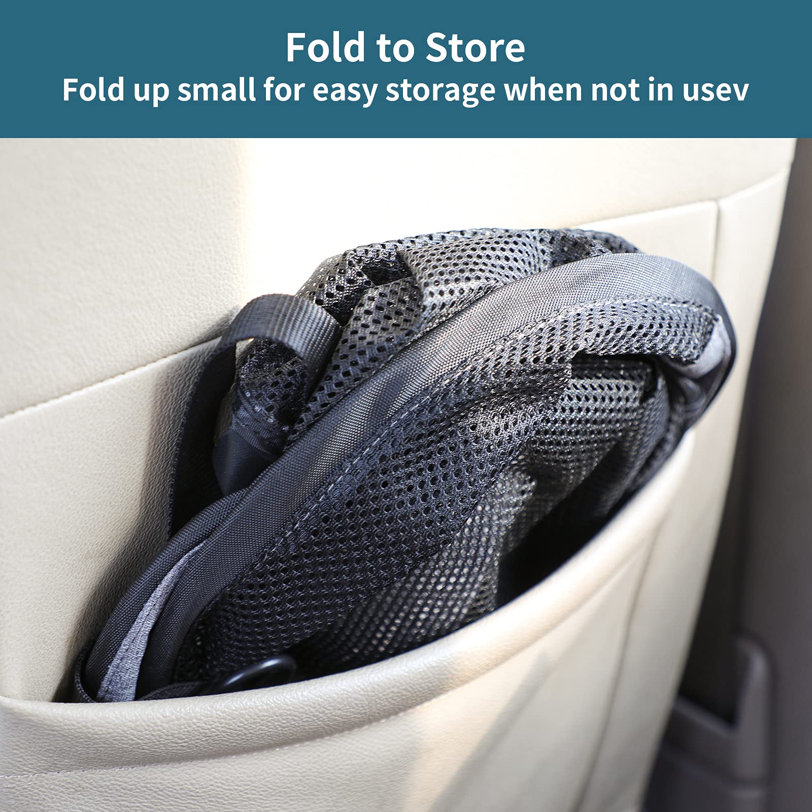 Petsfit Dog Car Barrier Vehicle Pet Barrier Backseat Mesh Dog Car Divider Net With Adjusting Rope And Hook Suitable For Suv Pick