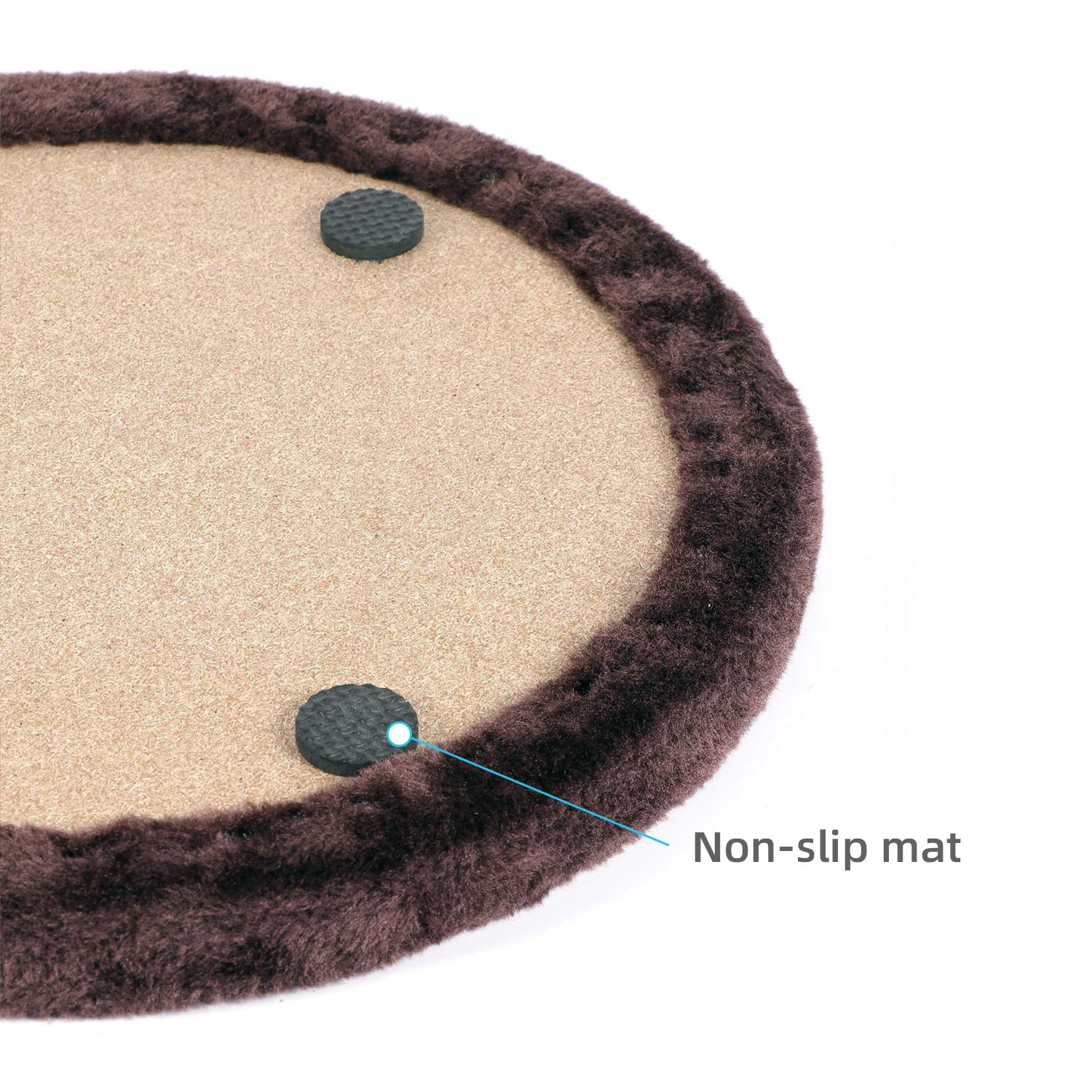 Happi N Pets The Original Cat Arch Self Groomer Cat Massager, Cat Grooming Brush With Sturdy Cat Scratching Pad And Catnip Toy,