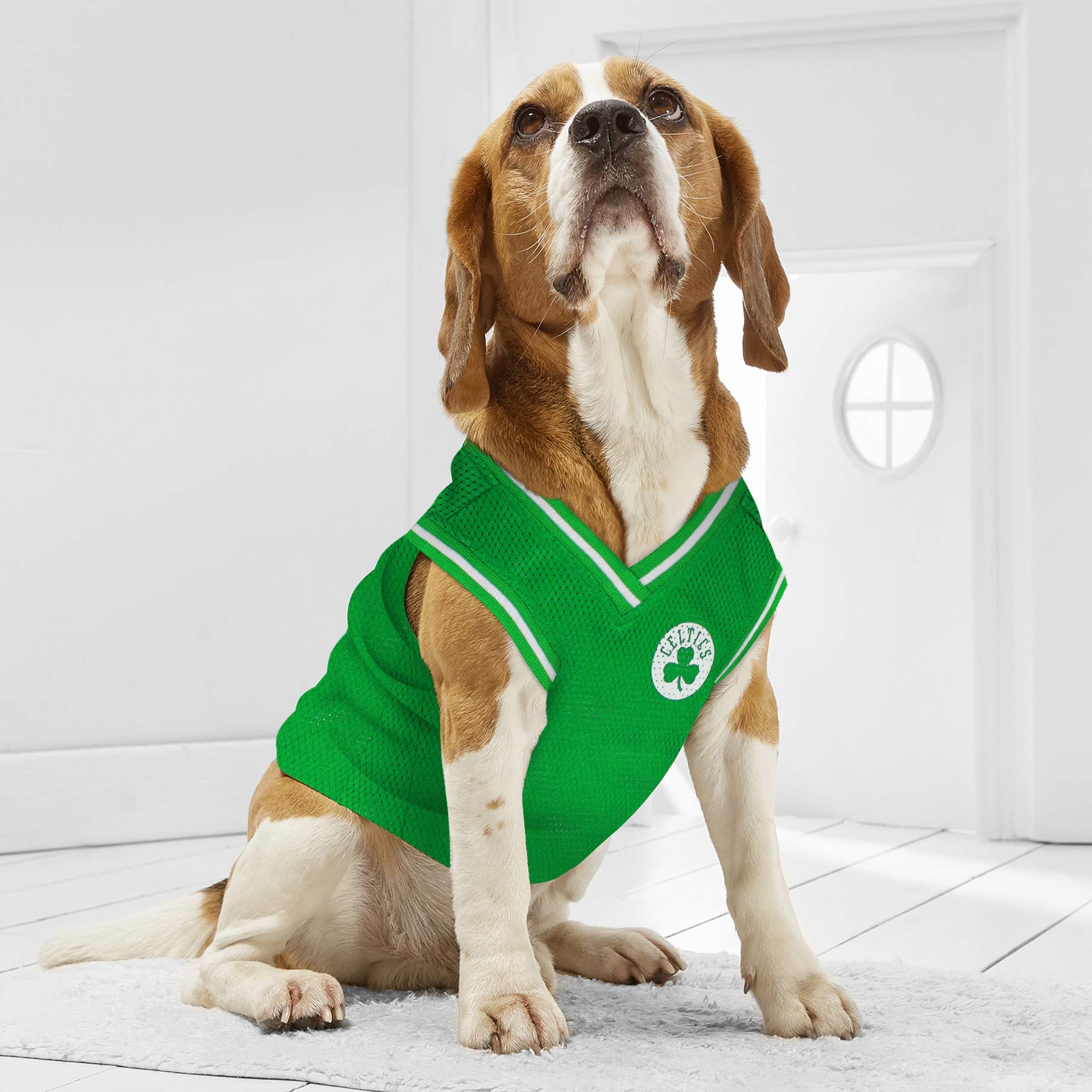 Pets First Nba Boston Celtics Dog Jersey, X-Small - Tank Top Basketball Pet Jersey