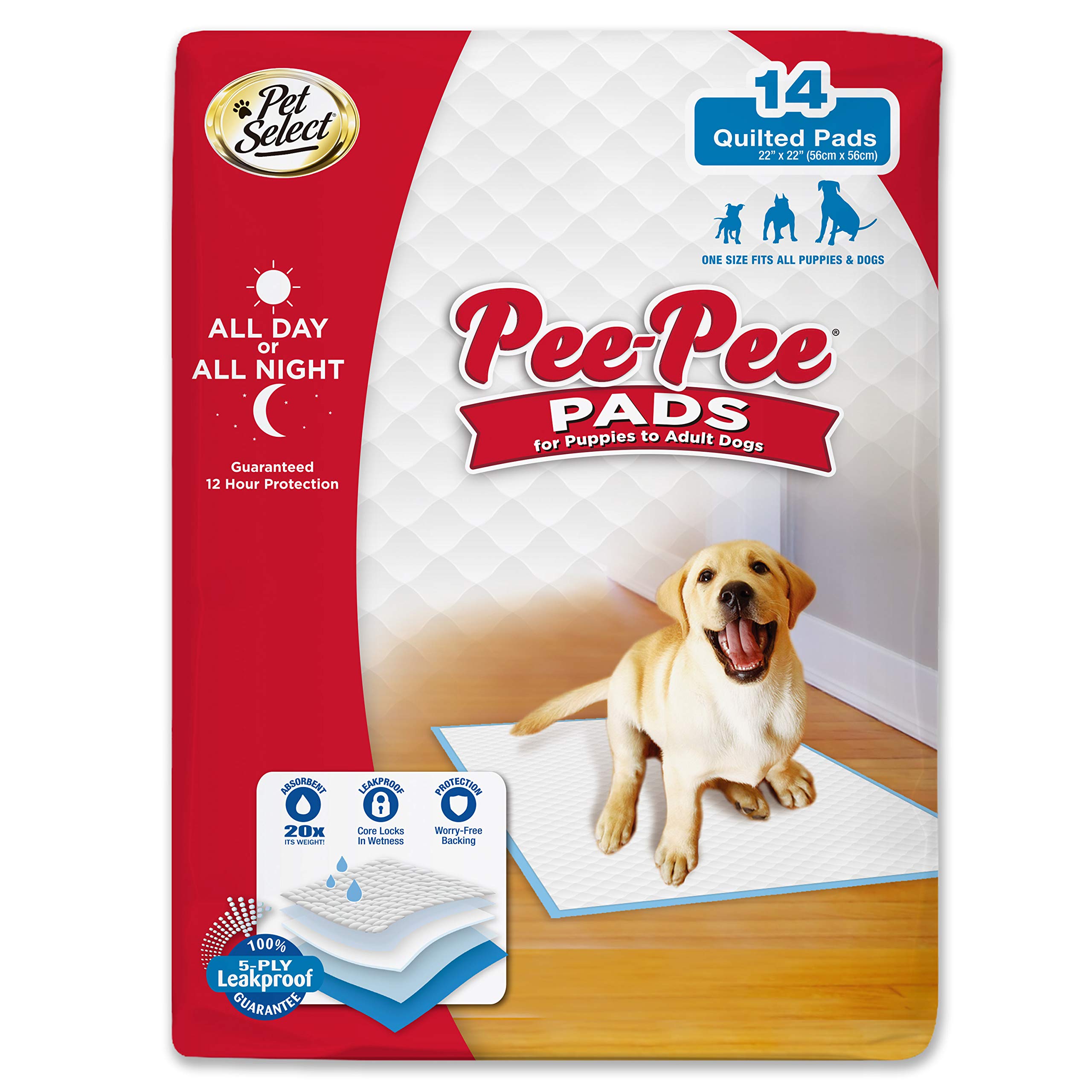 Four Paws Pet Select Pee Pee Pads For Dogs And Puppies 14 Count Standard 22'' X 23''