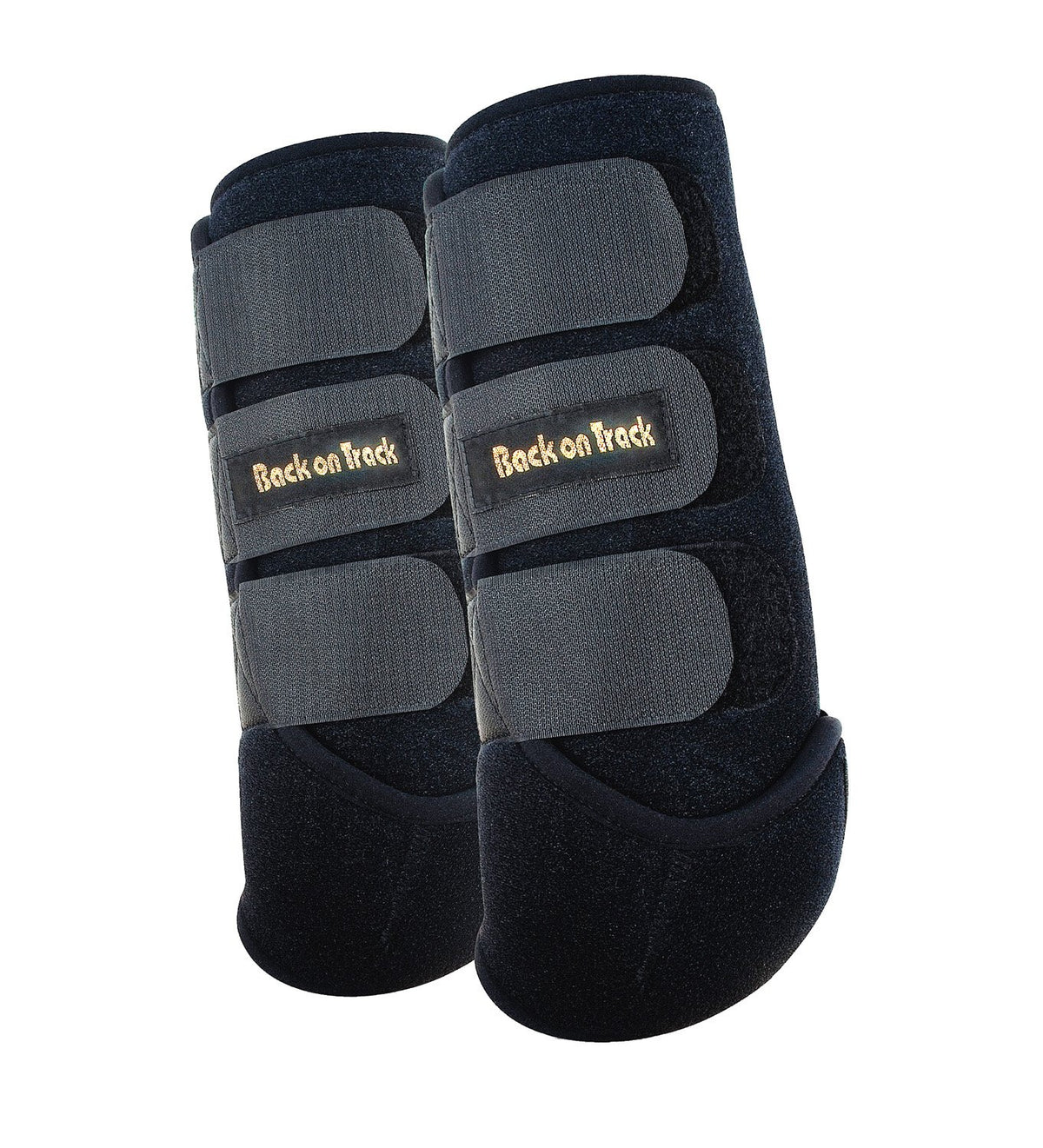 Back On Track Therapeutic Horse Exercise Boots For Hind Legs, Black, Large