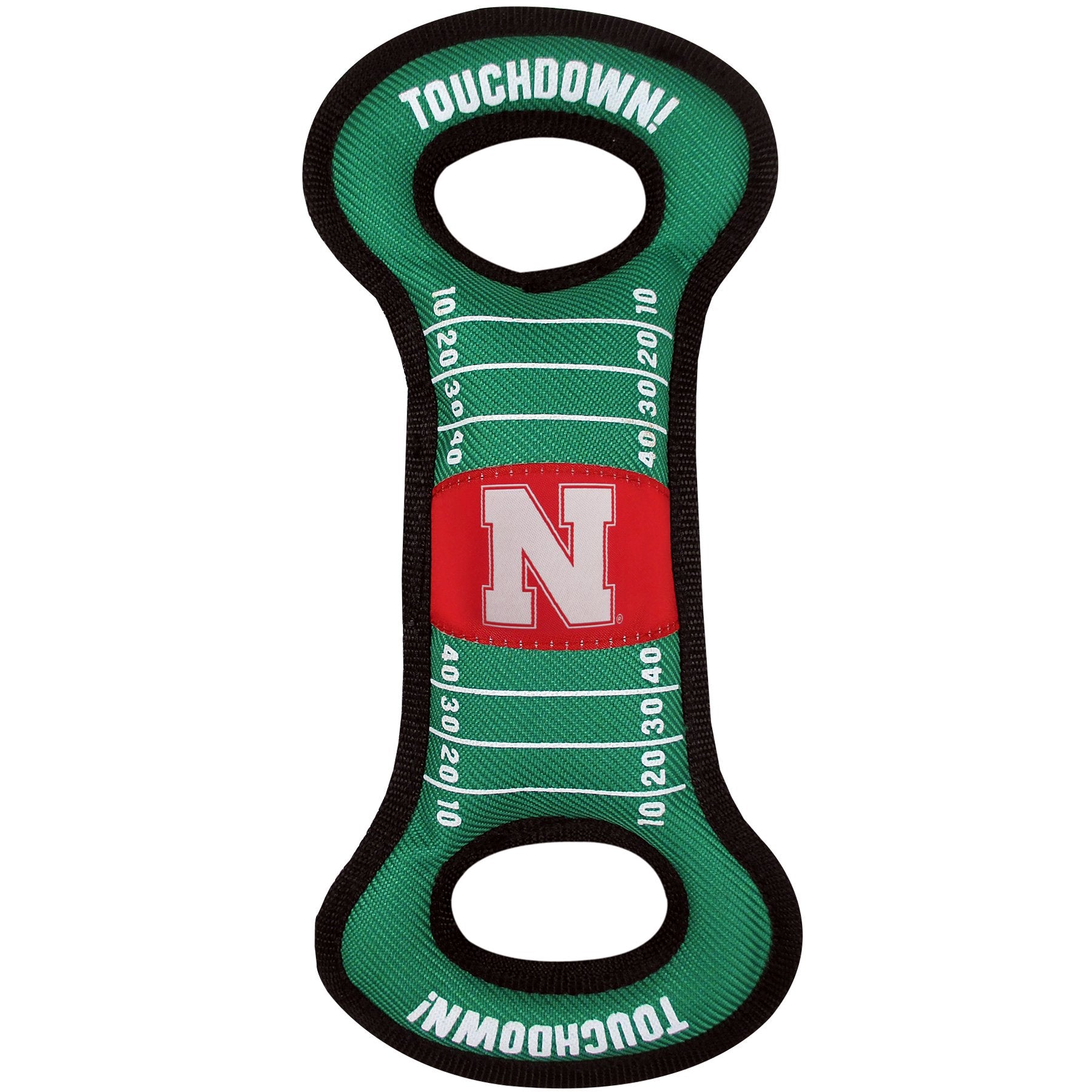 Pets First Ncaa Football Field Dog Toy With Squeaker. - Nebraska Cornhuskers - For Tug, Toss, And Fetch. - Tough& Durable Pet To