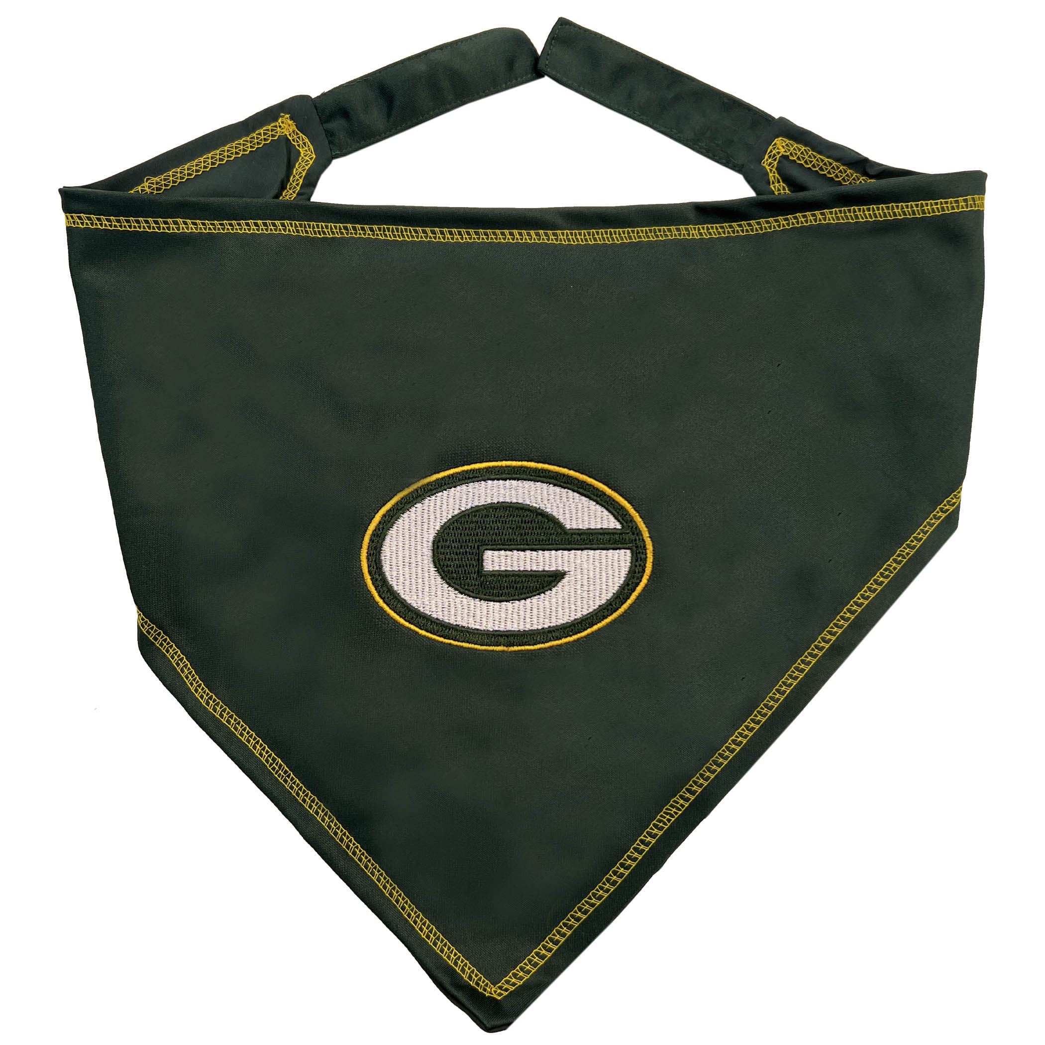 Pets First Nfl Green Bay Packers Tie Bandana, Small/Medium. Dog Bandana Scarf Bib For Pet Cat Dog. The Ultimate Game-Day, Party 