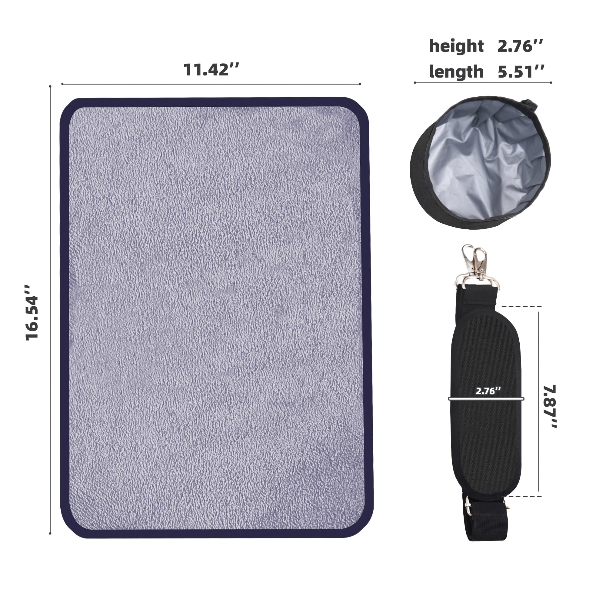 Twdepart Cat Carrier Backpack - Durable, Ventilated & Foldable With Roll-Up Shade, Includes Free Collapsible Bowl & Cushion For