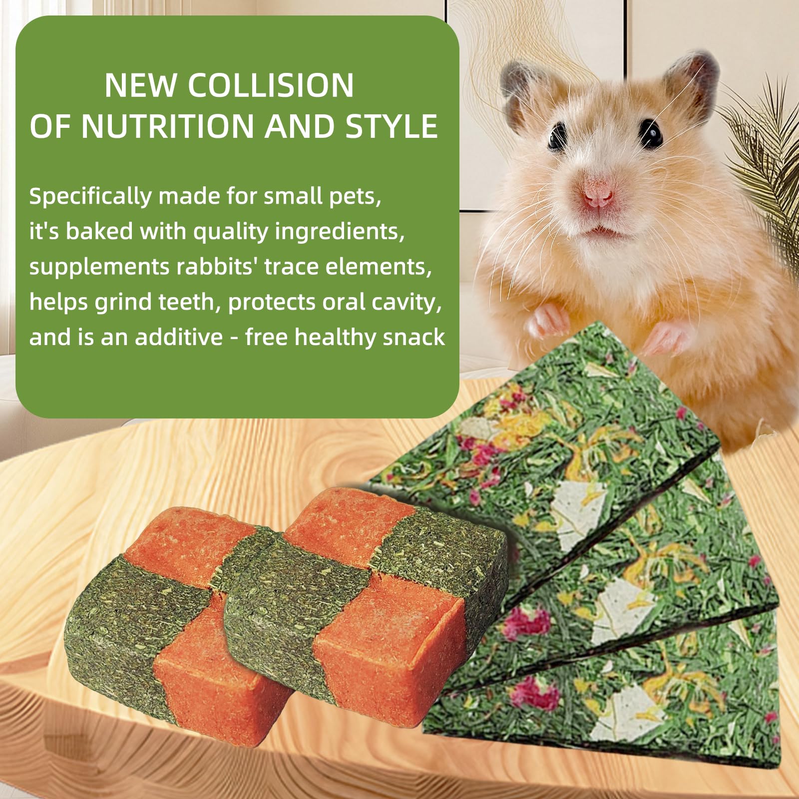 Tyotrbs 50-60Pcs Natural Rabbit Chew Toys, Apple Sticks For Rabbits Rabbit Treats, Guinea Pig Toys Hamster Treats, Timothy Stick