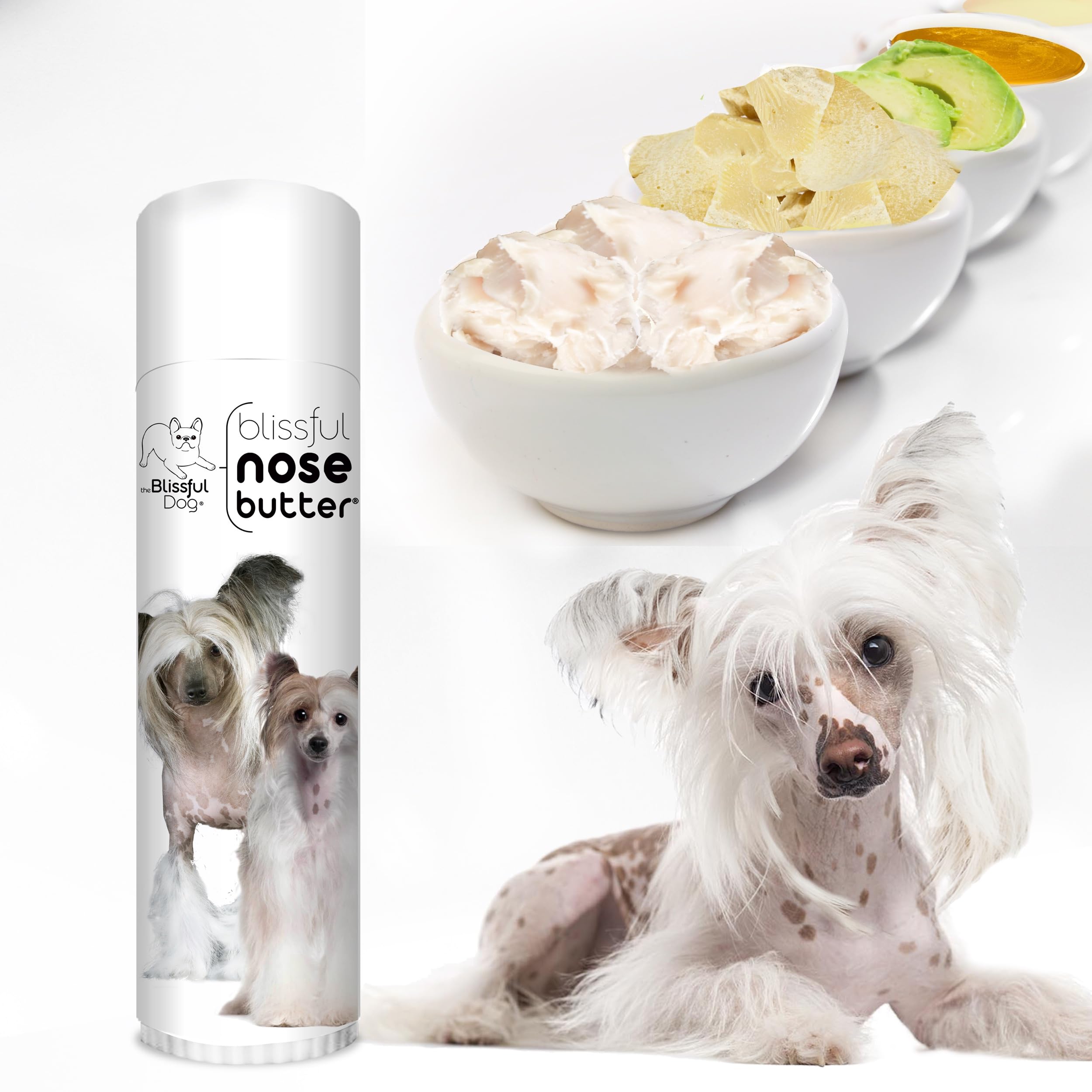 The Blissful Dog Chinese Crested Unscented Nose Butter, 0.50-Ounce