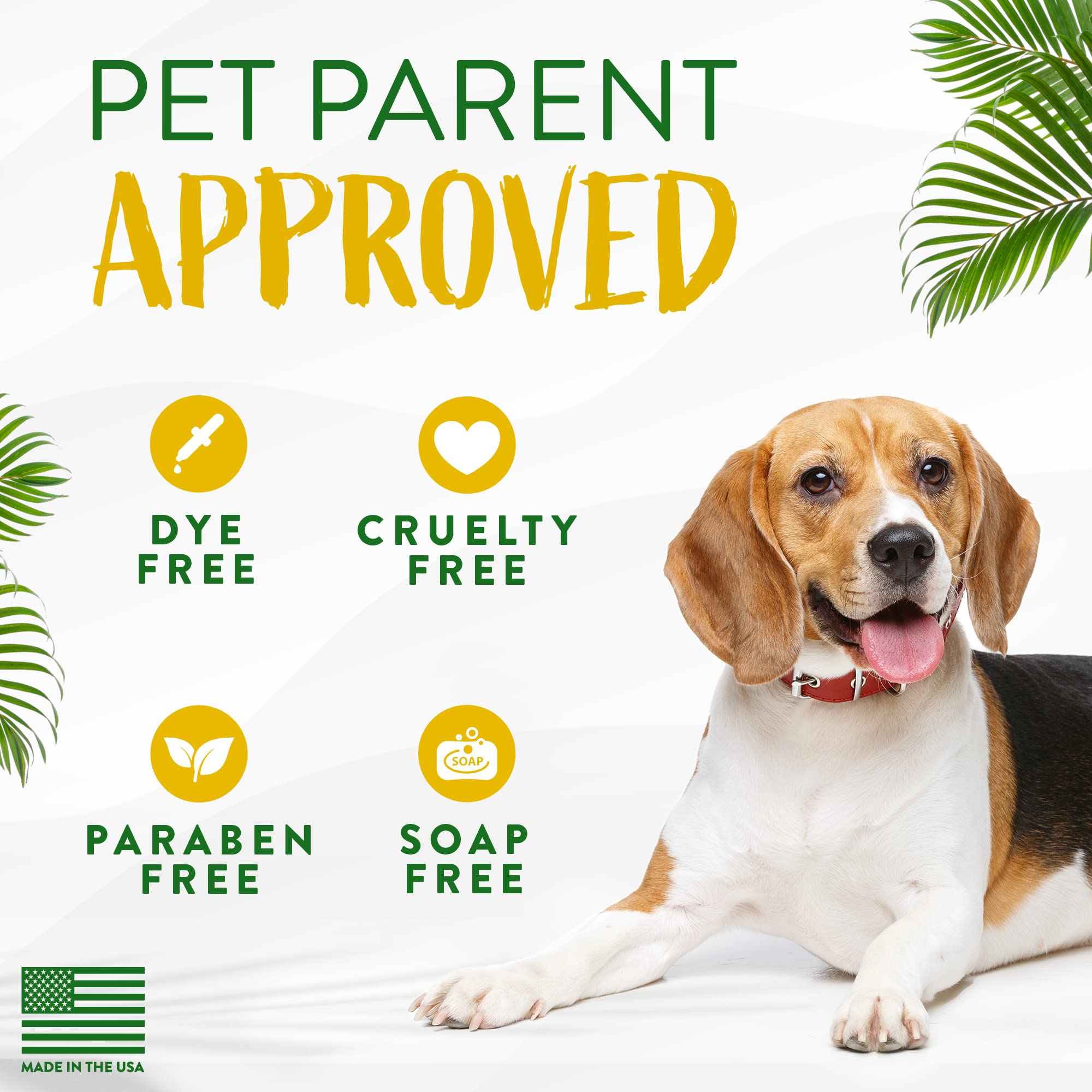 Tropiclean Hypoallergenic Dog Wipes For Paws And Butt | Fragrance Free Dog Grooming Wipes | Safe For The Face | Puppy & Cat Frie