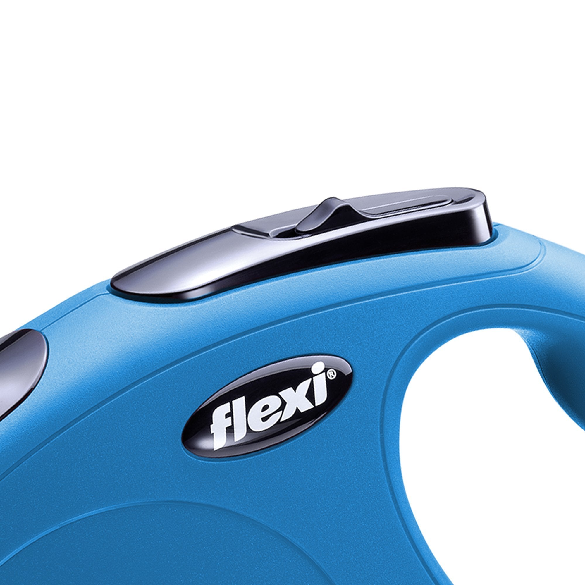 Flexi New Classic Retractable Dog Leash (Cord), 26 ft, Medium, Blue