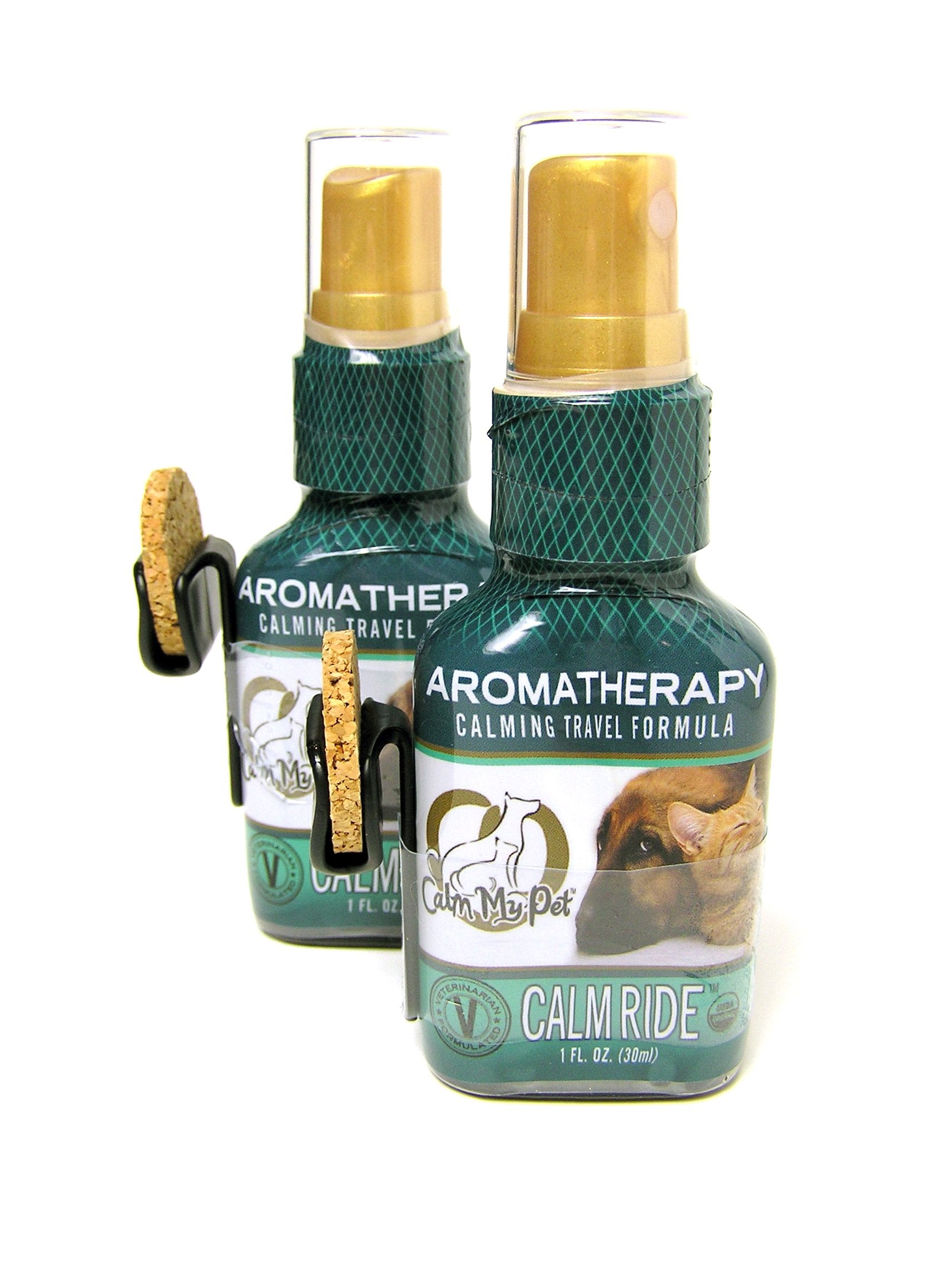 Calm My Pet Organic Calming Spray Used in The Car for Pets, 1 oz.
