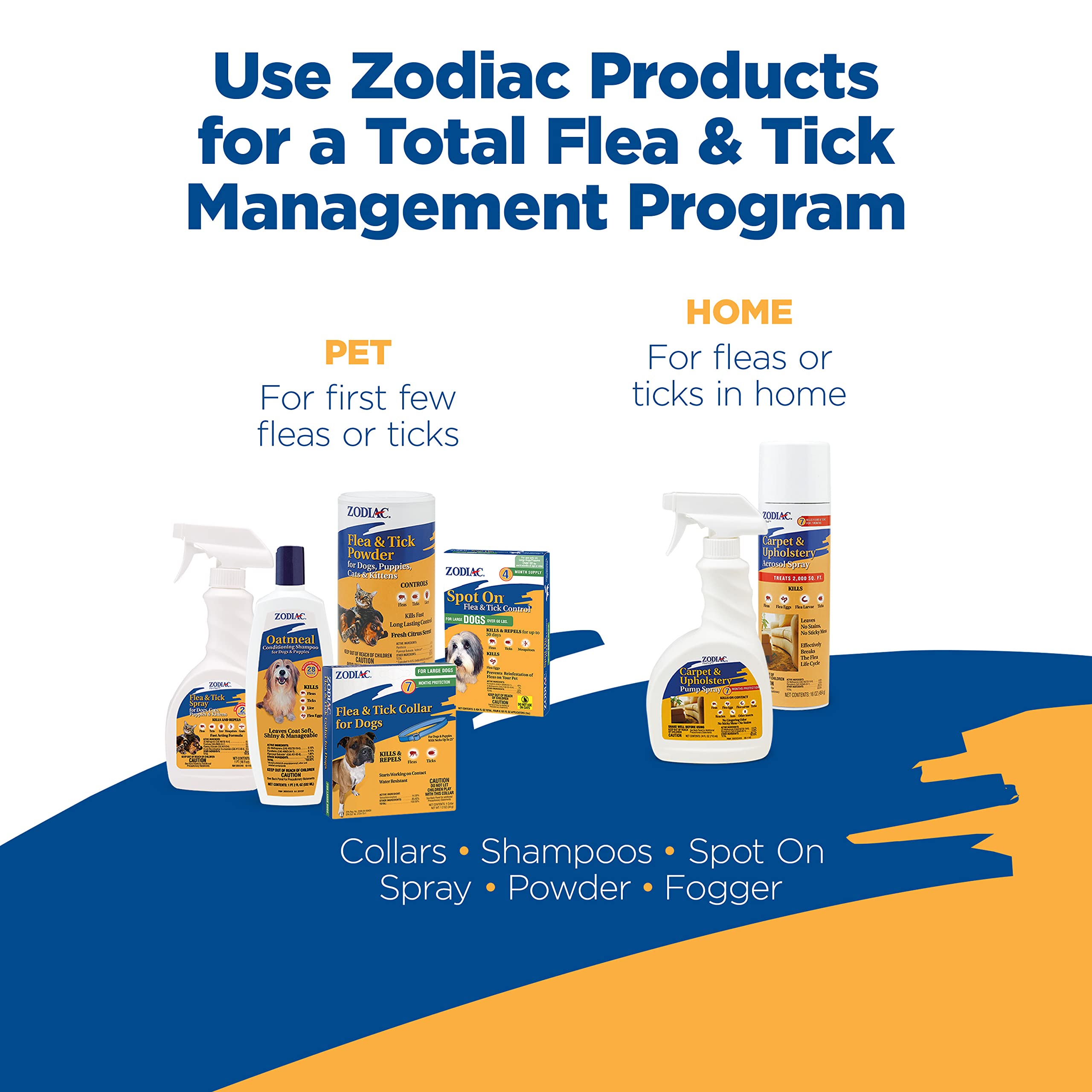 Zodiac Oatmeal Conditioning Shampoo for Dogs & Puppies 18 ounces, Small
