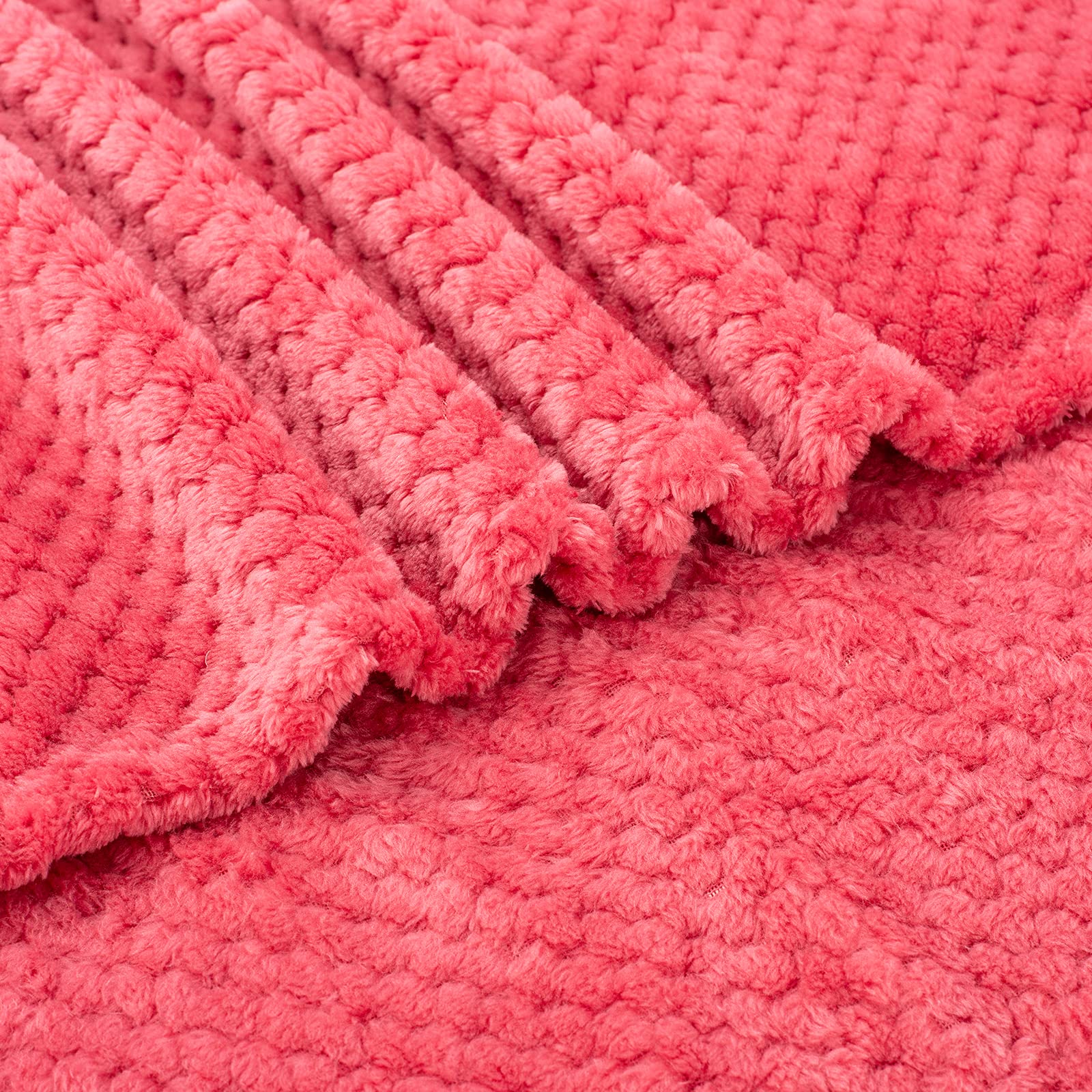 Dog Blanket Or Cat Blanket Or Pet Blanket, Warm Soft Fuzzy Blankets For Puppy, Small, Medium, Large Dogs Or Kitten, Cats, Plush Fleece Throws For Bed, Couch, Sofa, Travel (L/40' X 48', Cranberry)