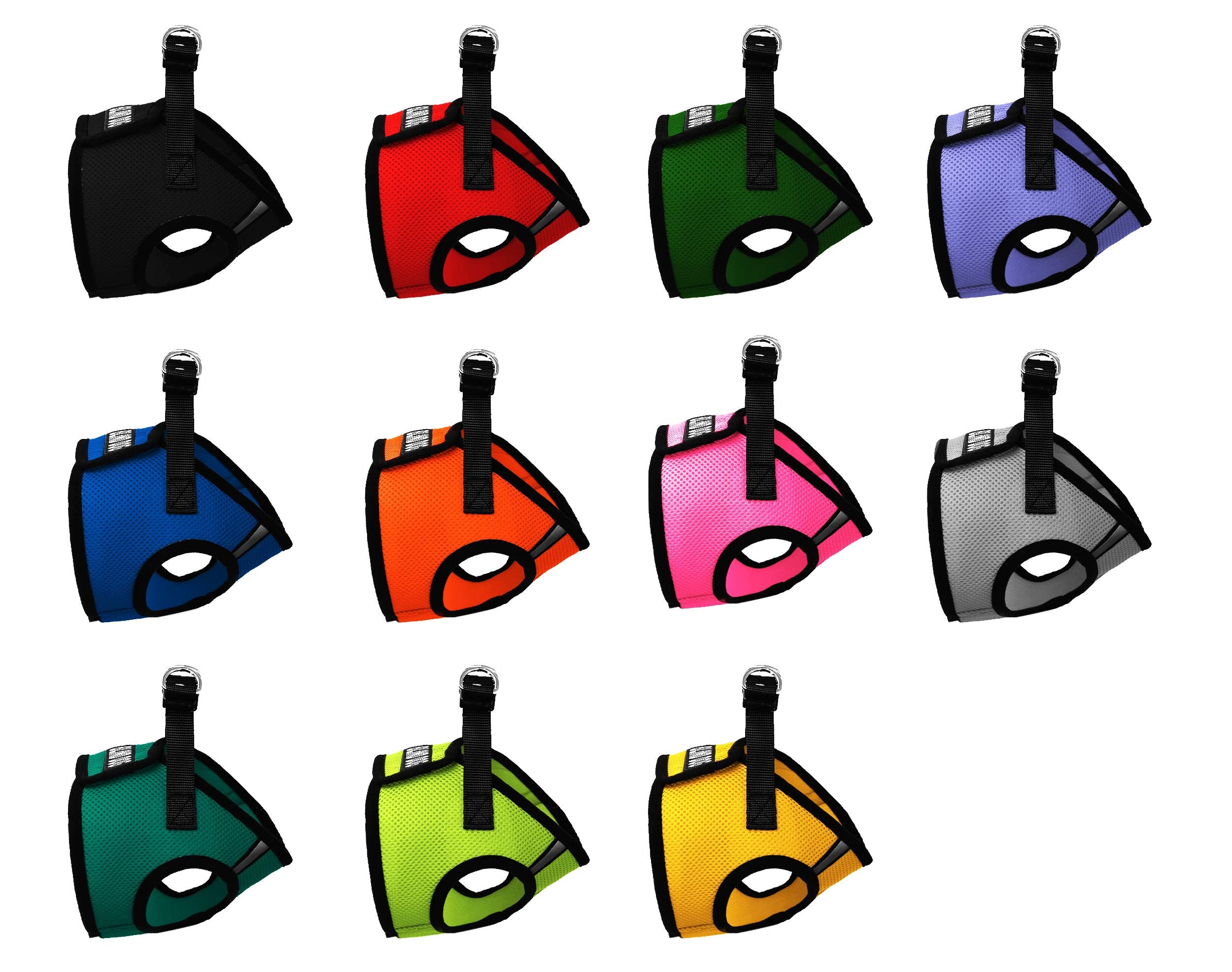 Dogline Boston Step In Mesh Dog Harness With Blind Dog Patch No Choke Pet Vest Soft Gentle Padded Chest Halter For Puppies Small Medium And Large Dogs 16 To 18 Inches Girth Royal Blue