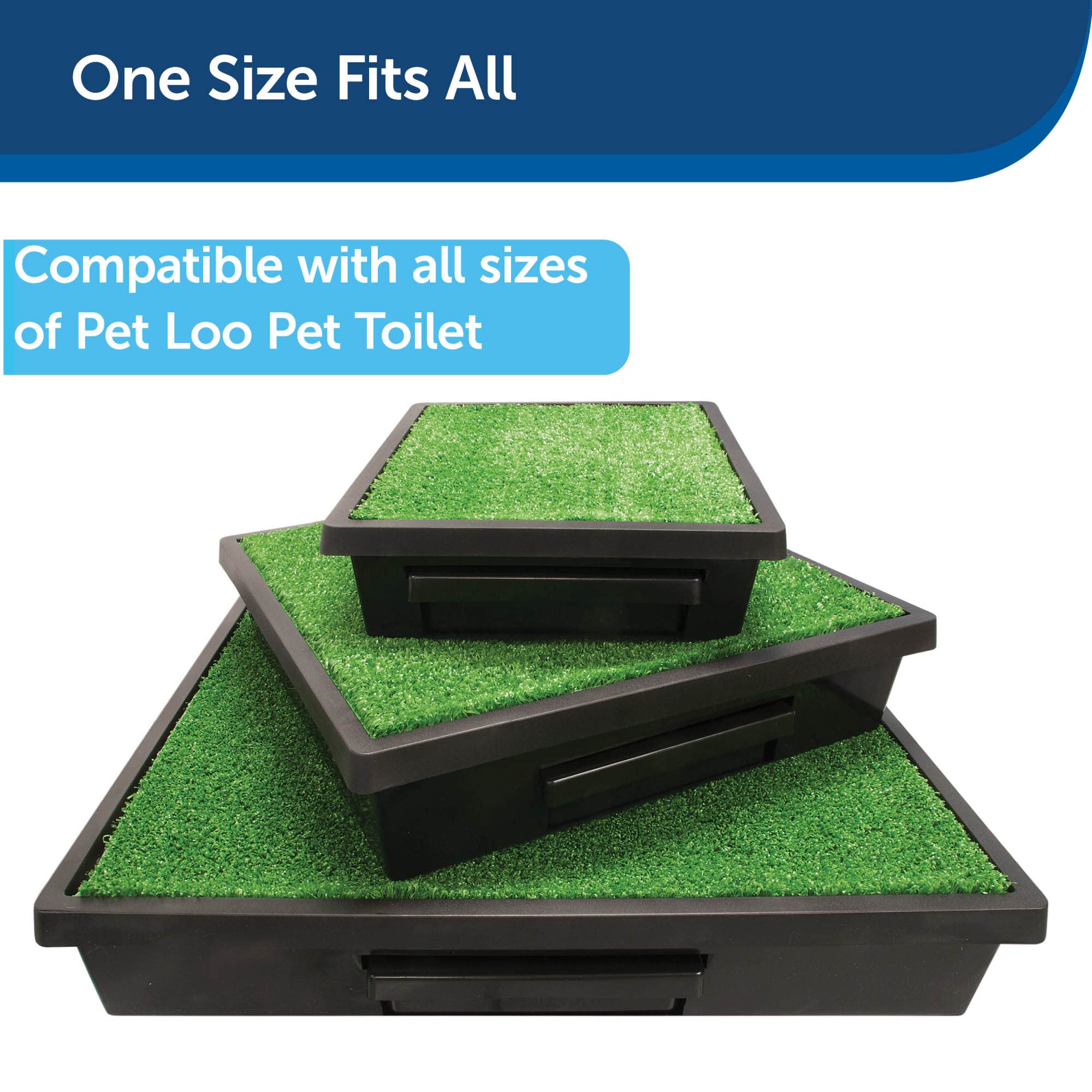 Petsafe Pet Loo Pee-Pod With Sponge - 7-Pack - Indoor Toilet Tray For Pets - Urine Disposal