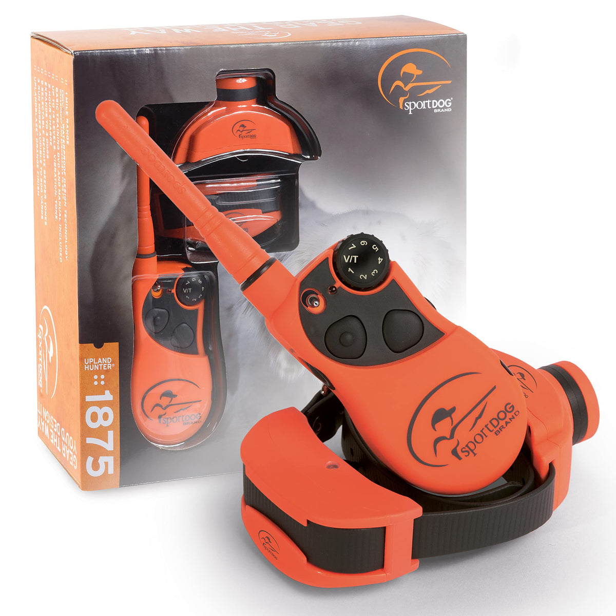 Sportdog Brand Uplandhunter 1875 Remote Trainer With Beeper - 1 Mile Range - Waterproof, Rechargeable Dog Training And Tracking 