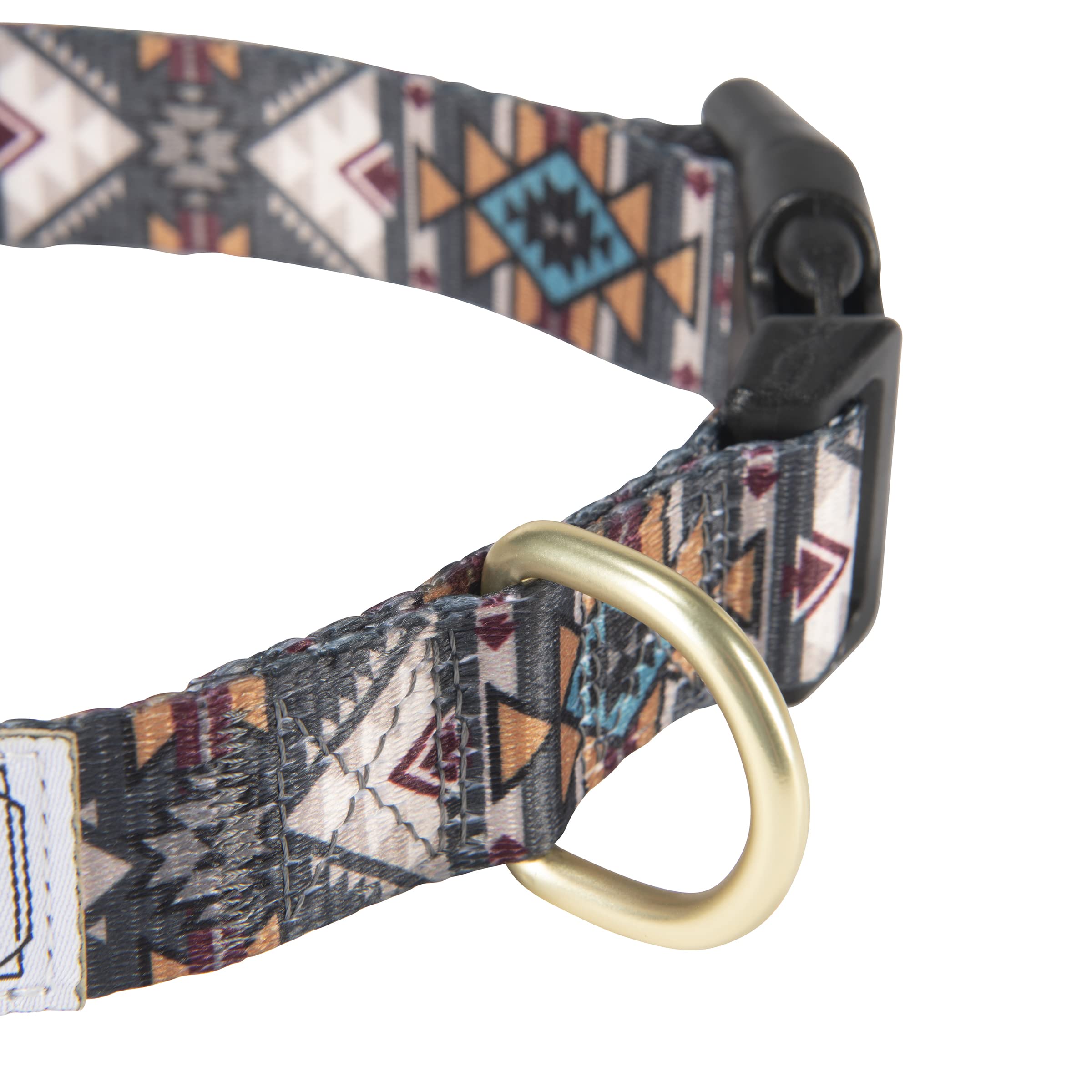 Hooey Nomad Dog Collar, Durable Polyester Webbing Collar With Graphic-Inspired Print, Beluga Monterey, Small