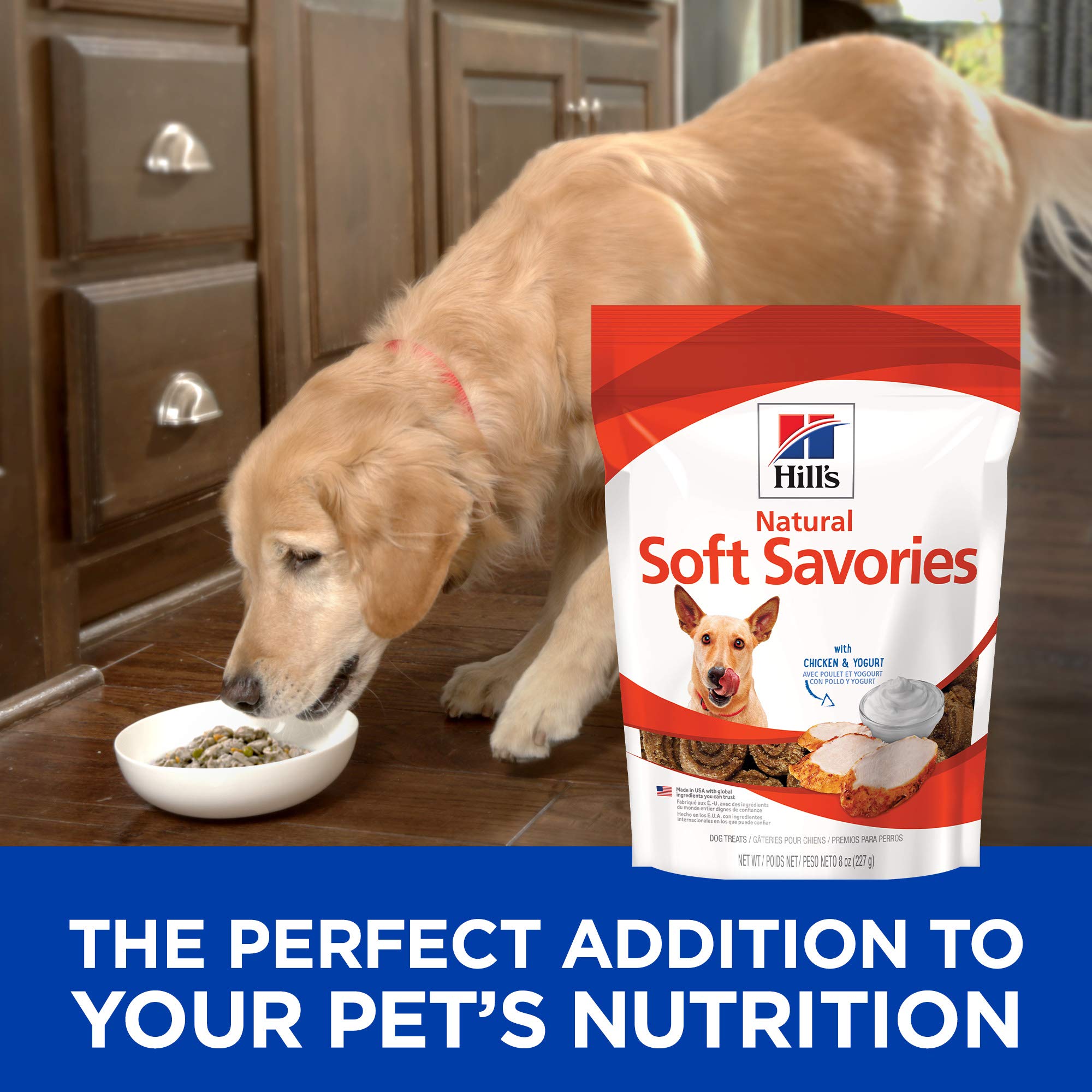 Hills Natural Soft Savory Dog Treats with Chicken & Yogurt, 8 oz., Bag