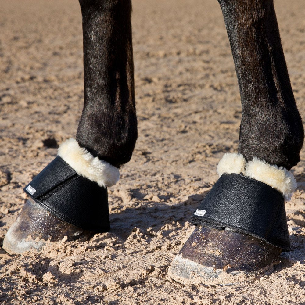 Horze Signature Bell Boots - Black - Xl