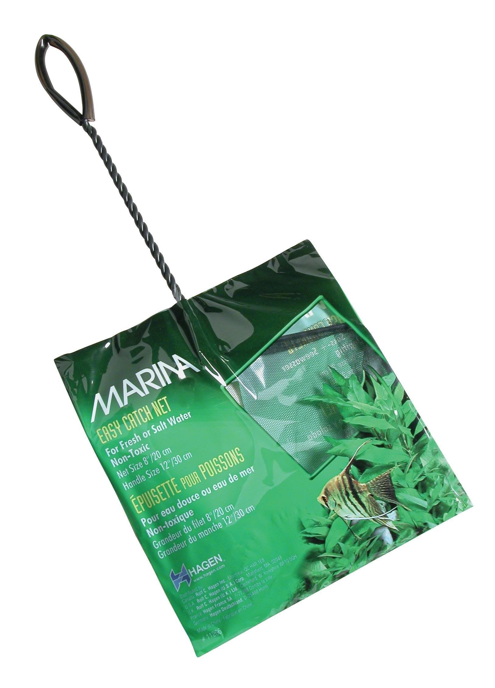 Marina 8 Inch Black Coarse Nylon With 12 Inch Handle