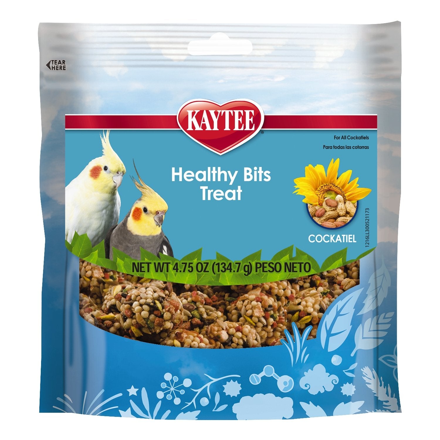 Kaytee Healthy Bits Bird Treat For Cockatiels, 4.75 Ounce
