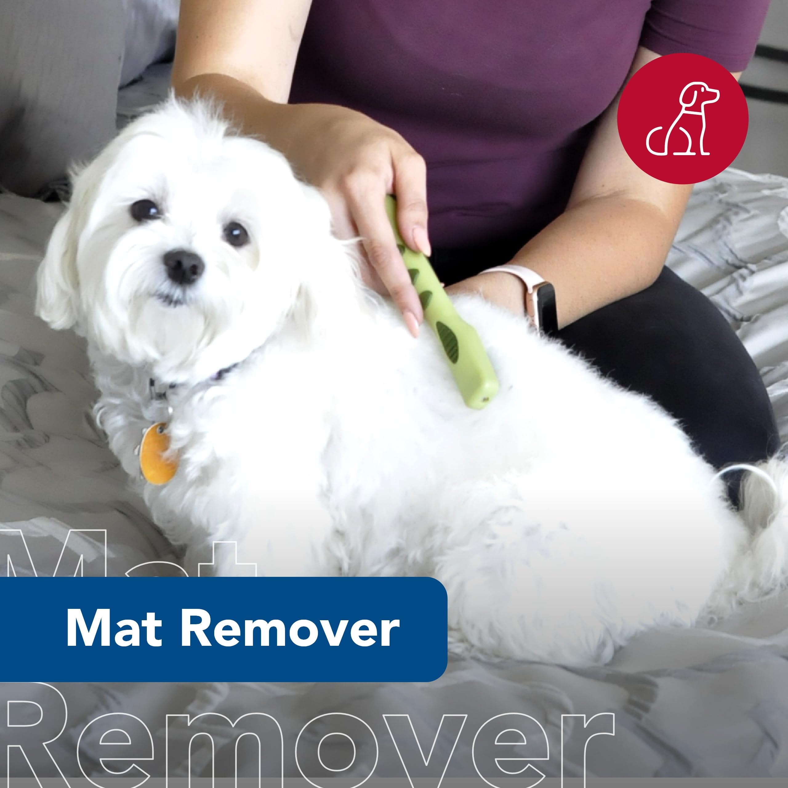 Coastal Pet Safari Dematting Comb - Brush For Dogs With Coarse, Matted Or Medium To Long Hair Coats - One Size