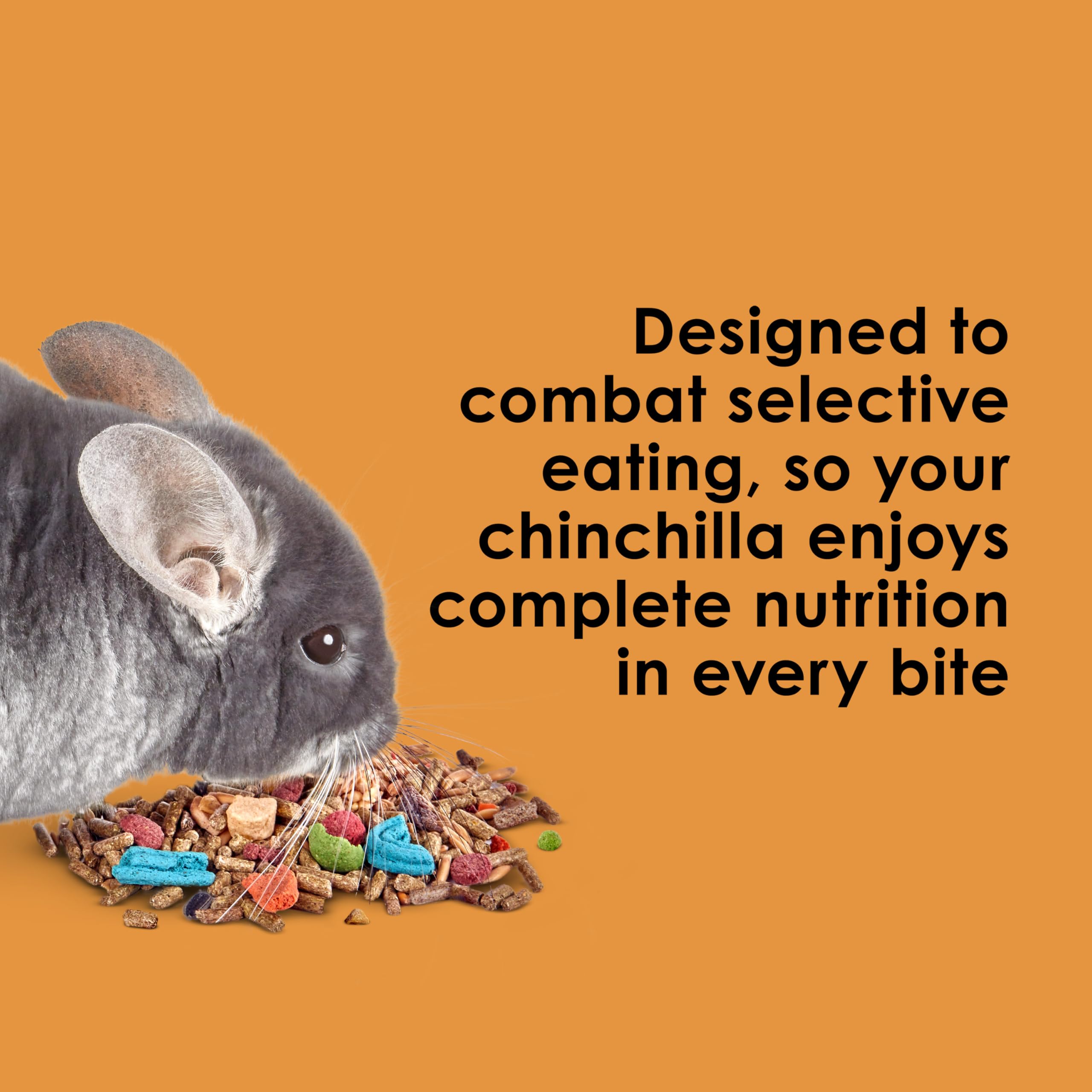 Kaytee Fiesta Pet Chinchilla Food, 2.5 Pound