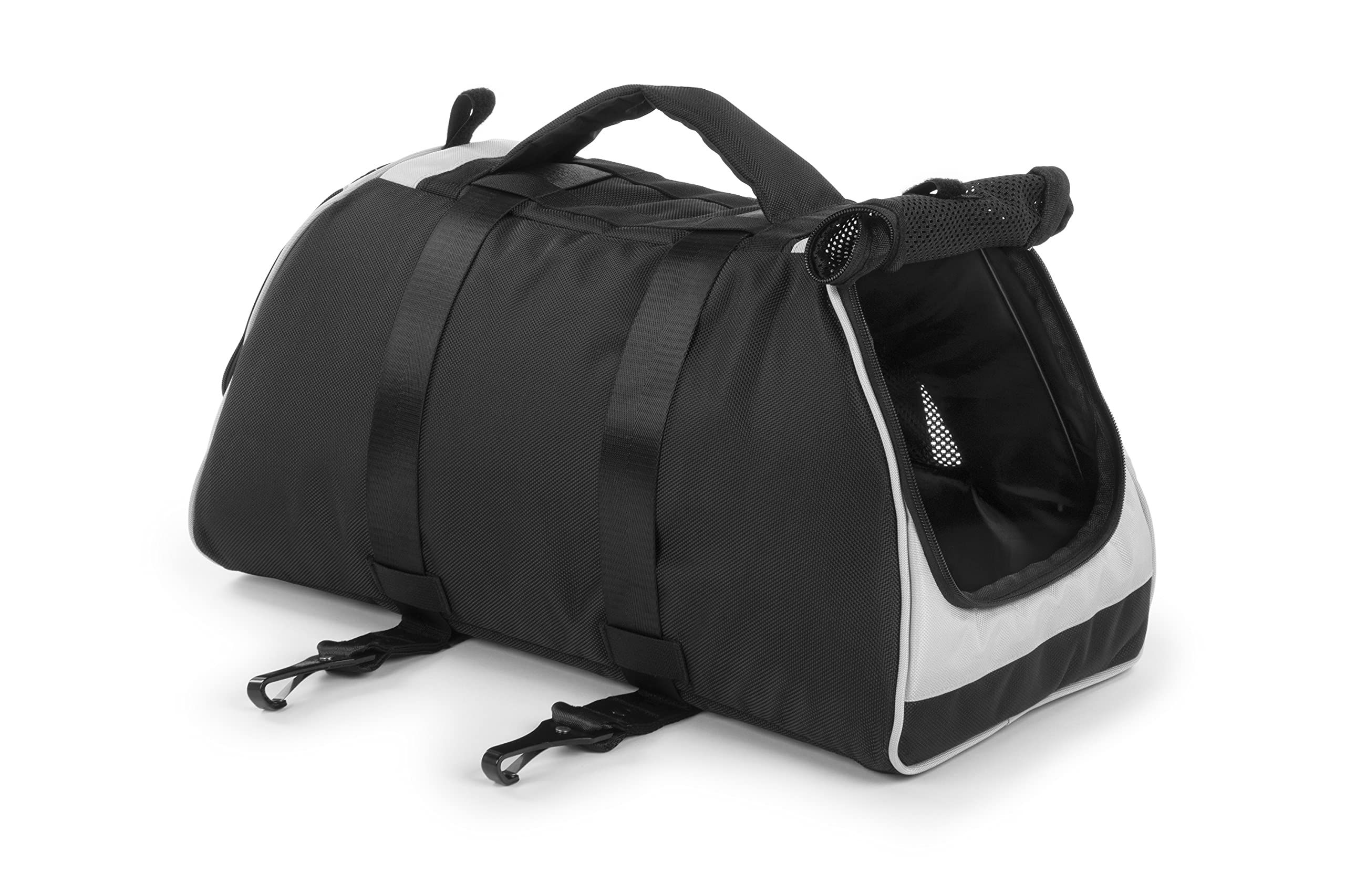 Sherpa Forma Frame Crash-Tested Travel Pet Carrier, Airline Approved & Guaranteed On Board - Black, Medium