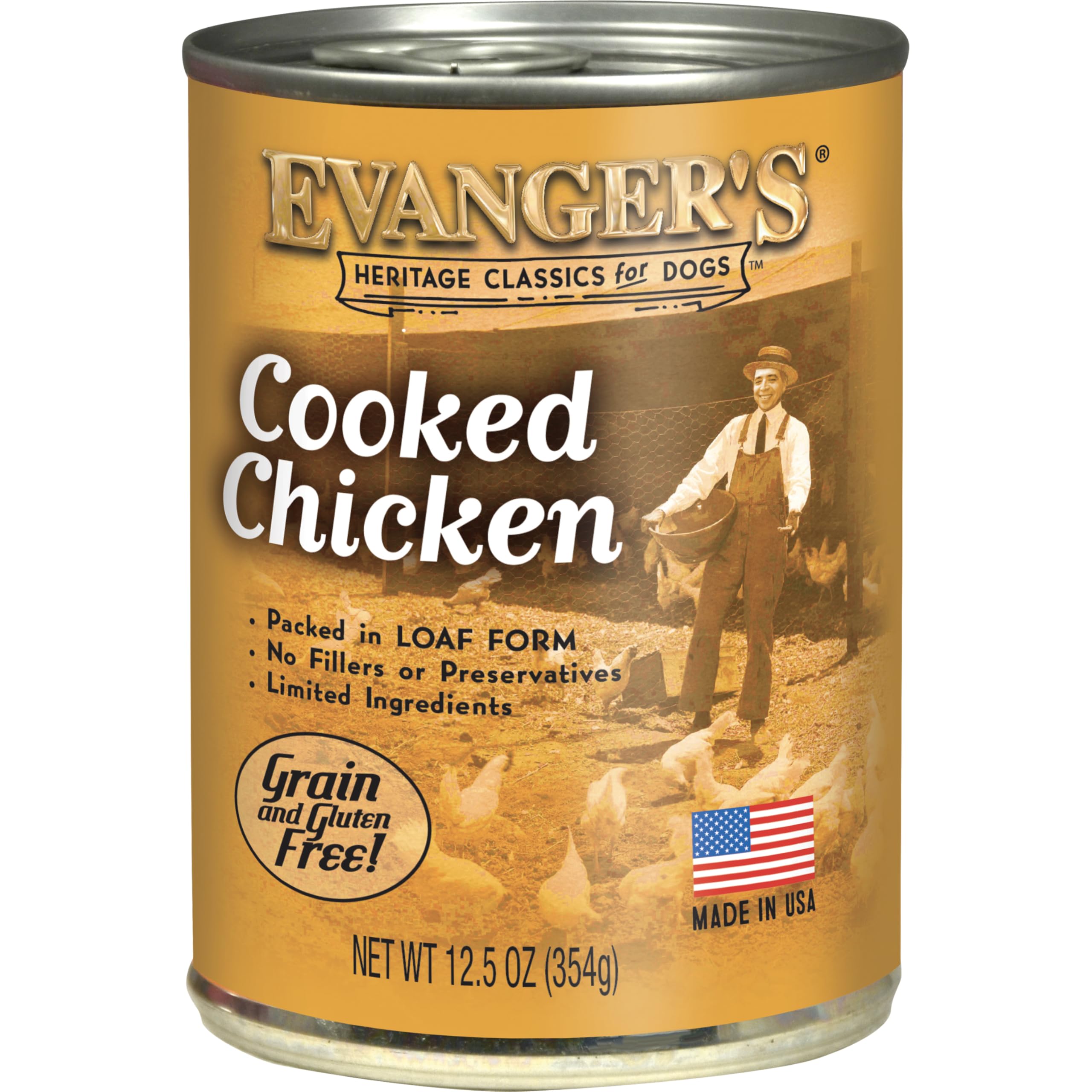 Evangers Heritage Classics Cooked Chicken for Dogs - 12, 12.5 oz cans