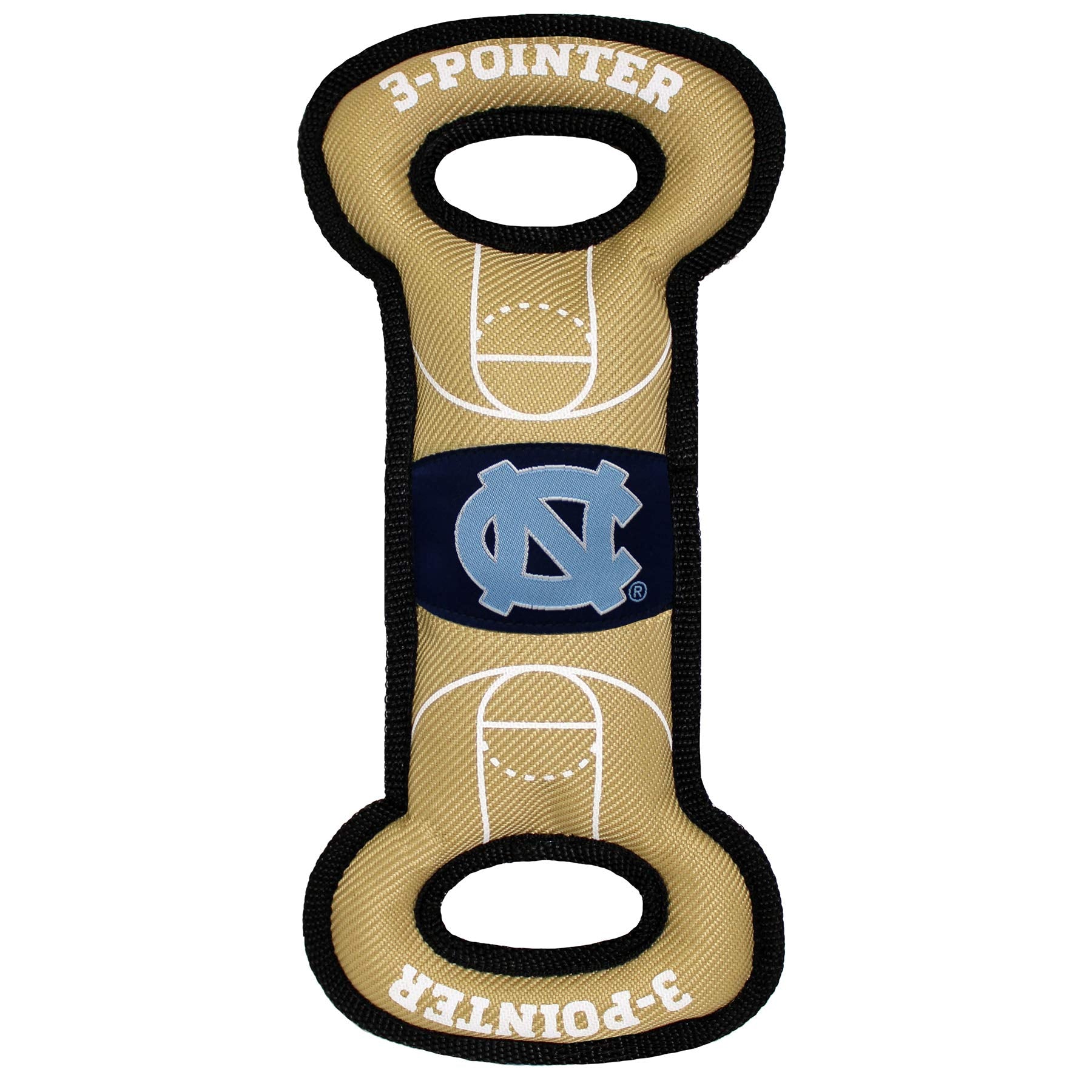 Pets First Ncaa Football Field Dog Toy With Squeaker. - North Carolina Tar Heels - For Tug, Toss, And Fetch. - Tough& Durable Pe