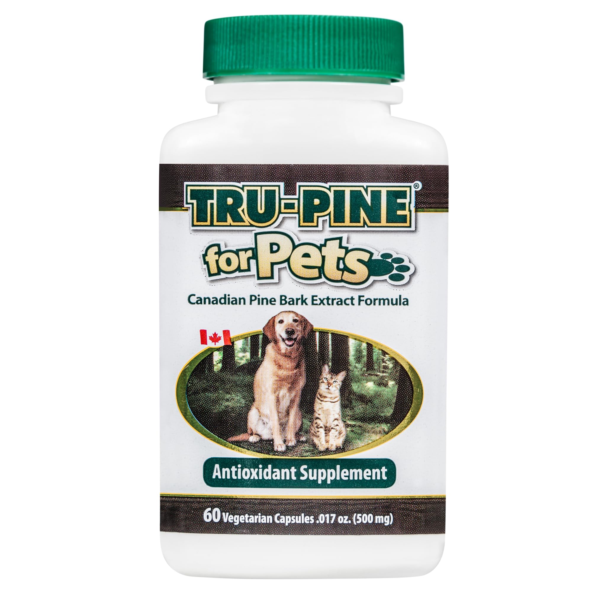 Essiac International Tru-Pine for Pets, 60 Capsules