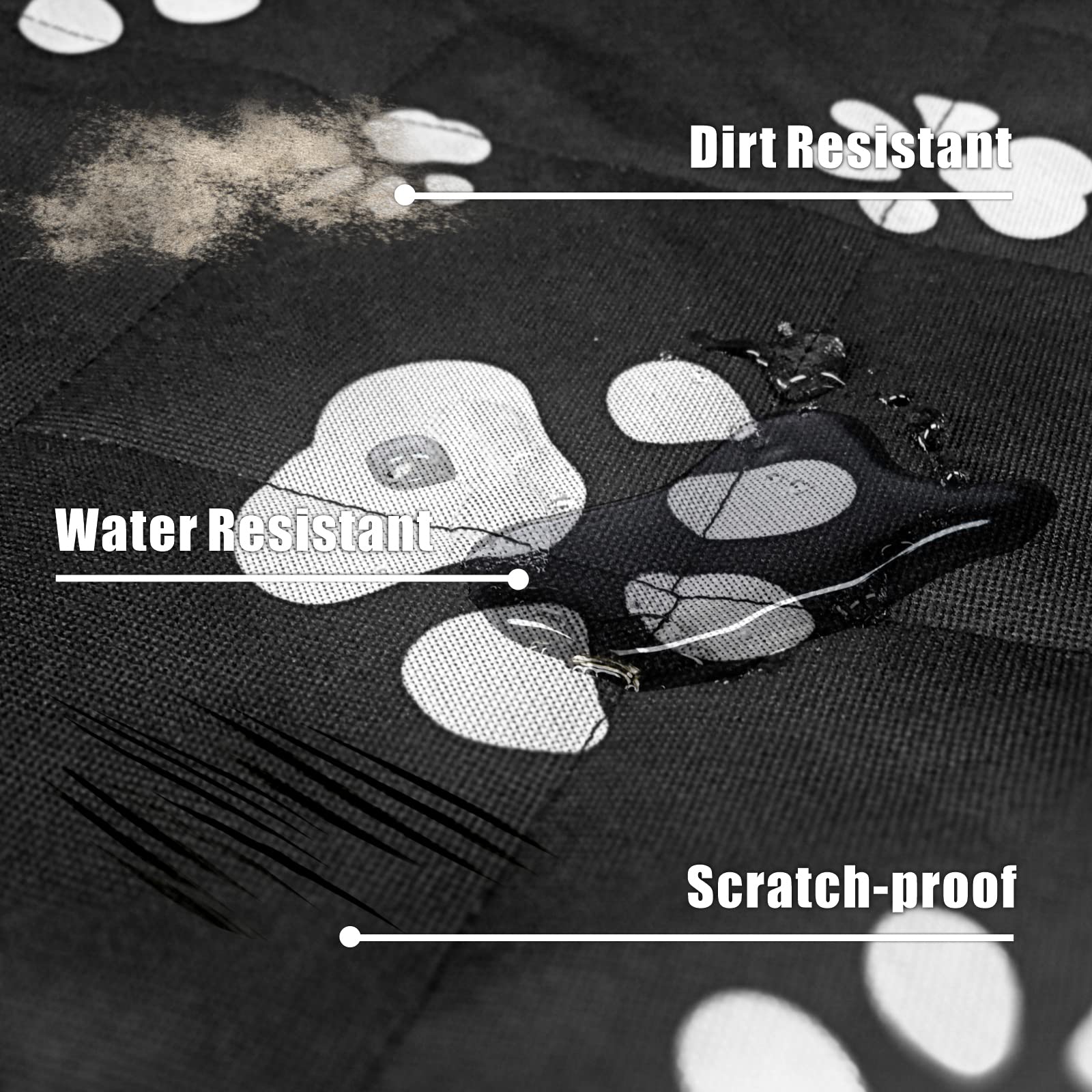 Veckle Cargo Liner, Upgraded Extra Large SUV Cargo Liner for Dogs Waterproof Scratchproof Cargo Cover for SUVs Sedans Vans with