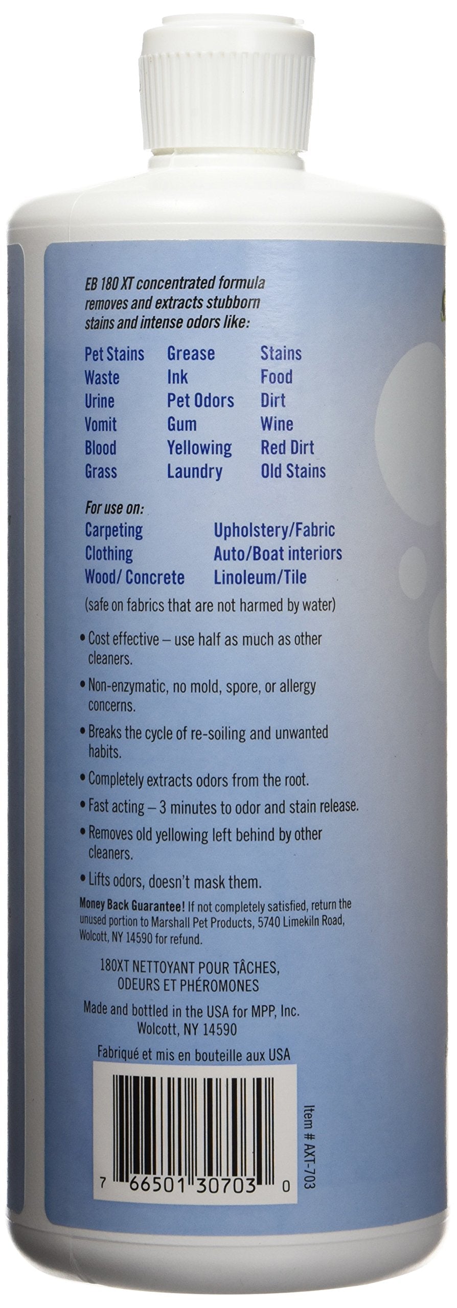 Earths Balance 180XT Stain and Odor Remover, 32-Ounce