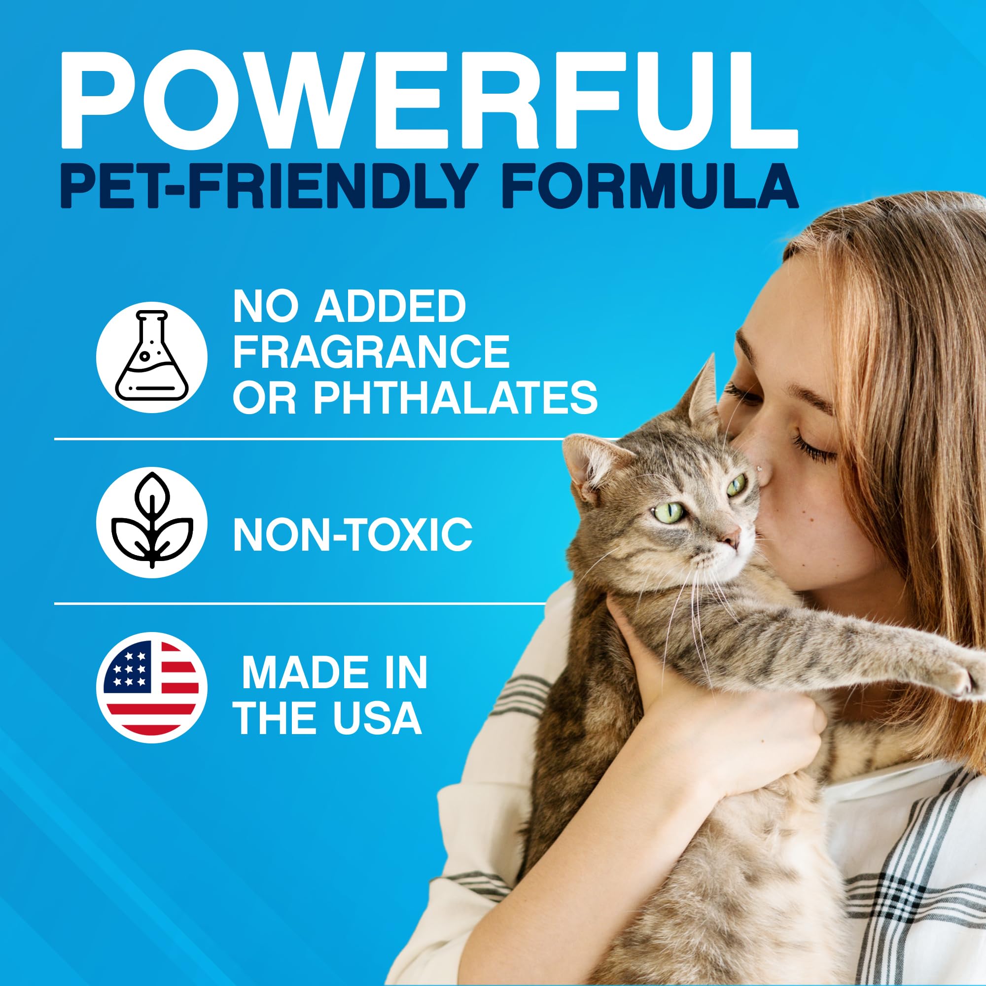 Nonscents Cat Litter Deodorizer - Litter Box Odor Eliminator - Less Scooping Extends Kitty Litter Lifespan - Fragrance-Free Formula Eliminates Unpleasant Cat Odors - Fresh Scent Litter Pans (2-Pack)