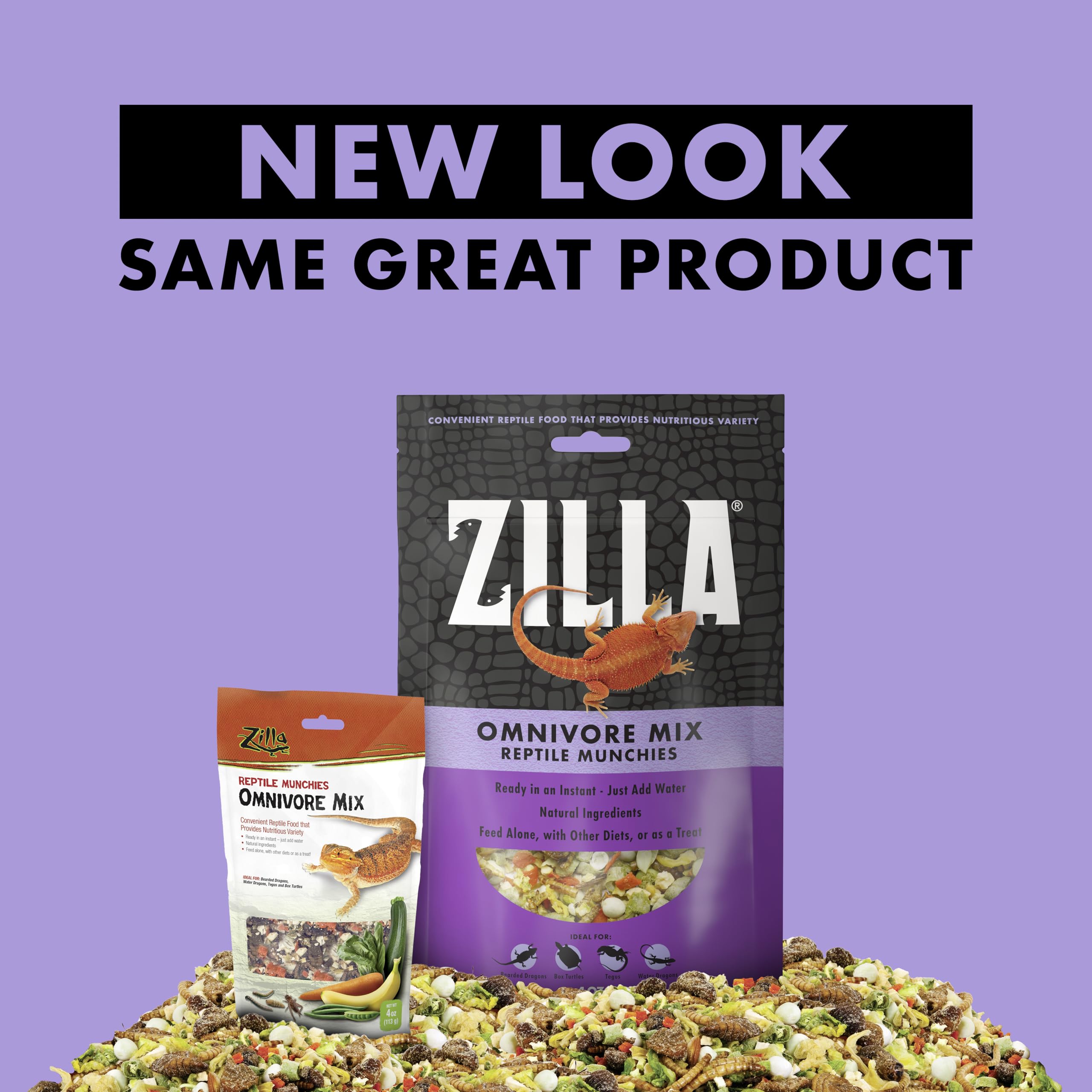 ZIL 4OZ REPTILE MUNCH OMNI FOOD