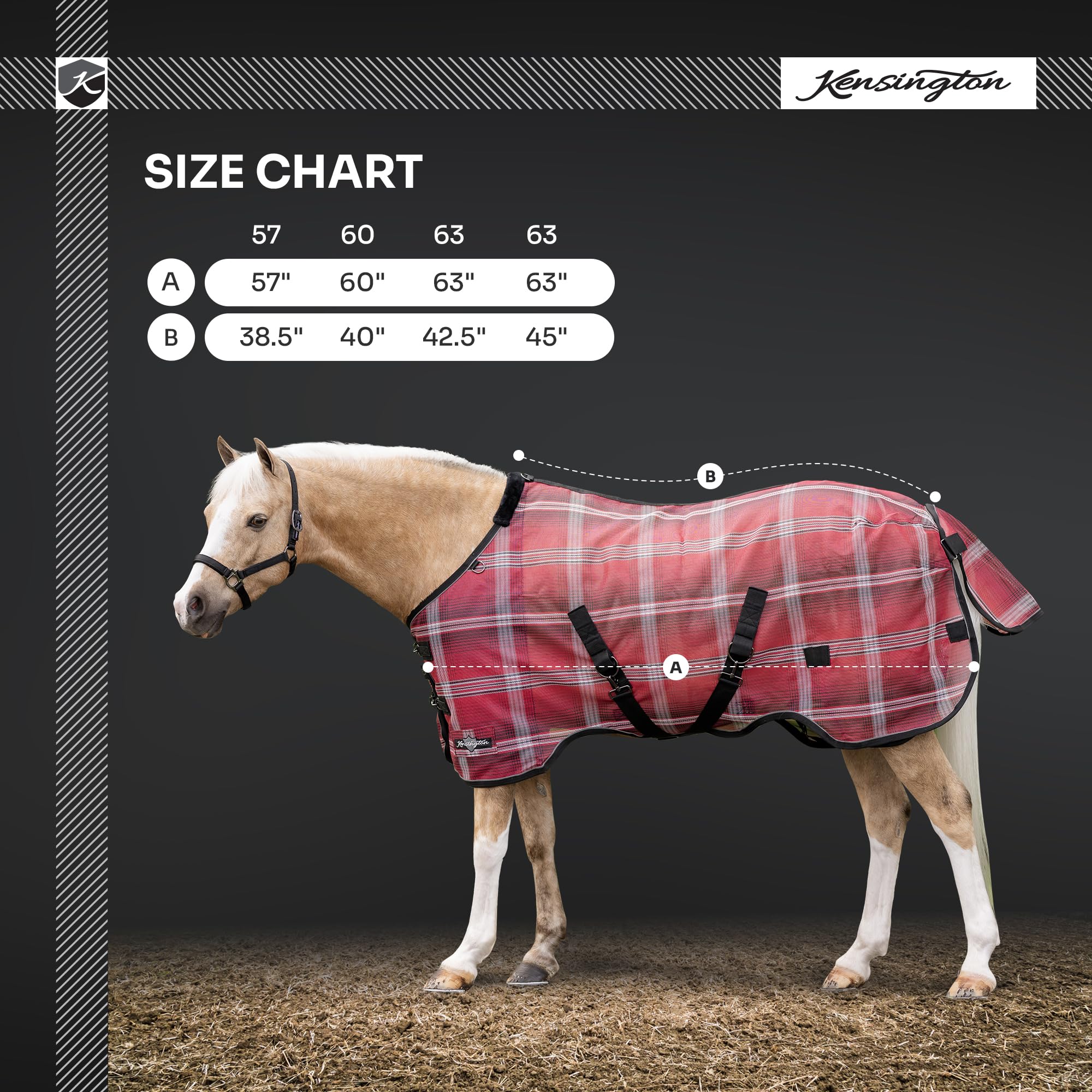 Kensington Pony Protective Sheet Surefit Design For An Ideal Fit Size:63'' Color: 2019 - Imperial Jade