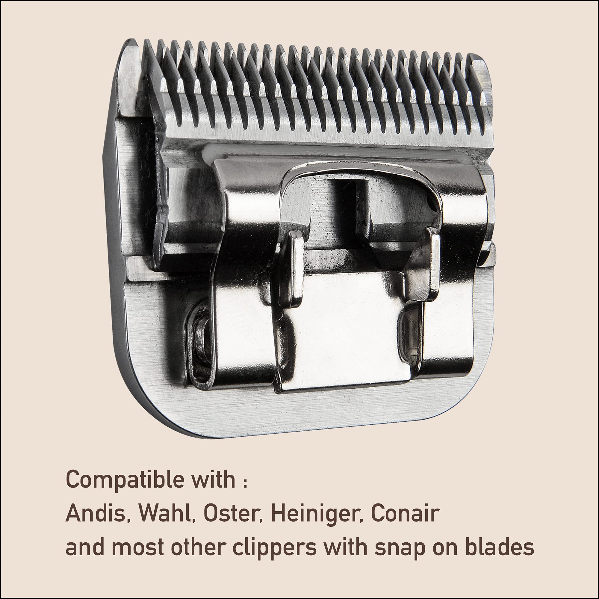 FURZONE Detachable Blade - Size 7F Blade 1/8'', Made of Durable Japanese Steel, Compatible with Most Andis, Oster, Wahl A5 Clipp