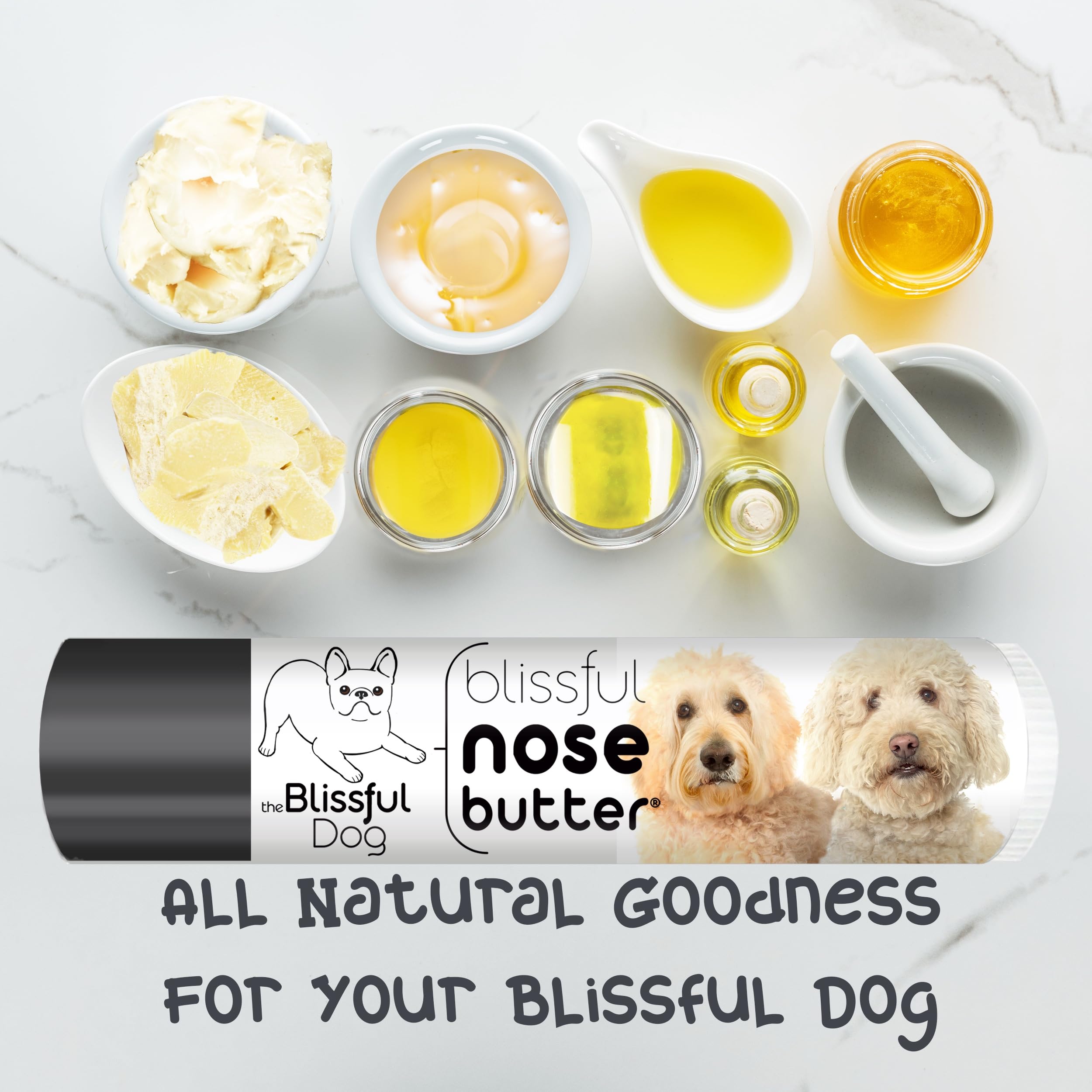 The Blissful Dog Golden Doodle Unscented Nose Butter, 0.15-Ounce