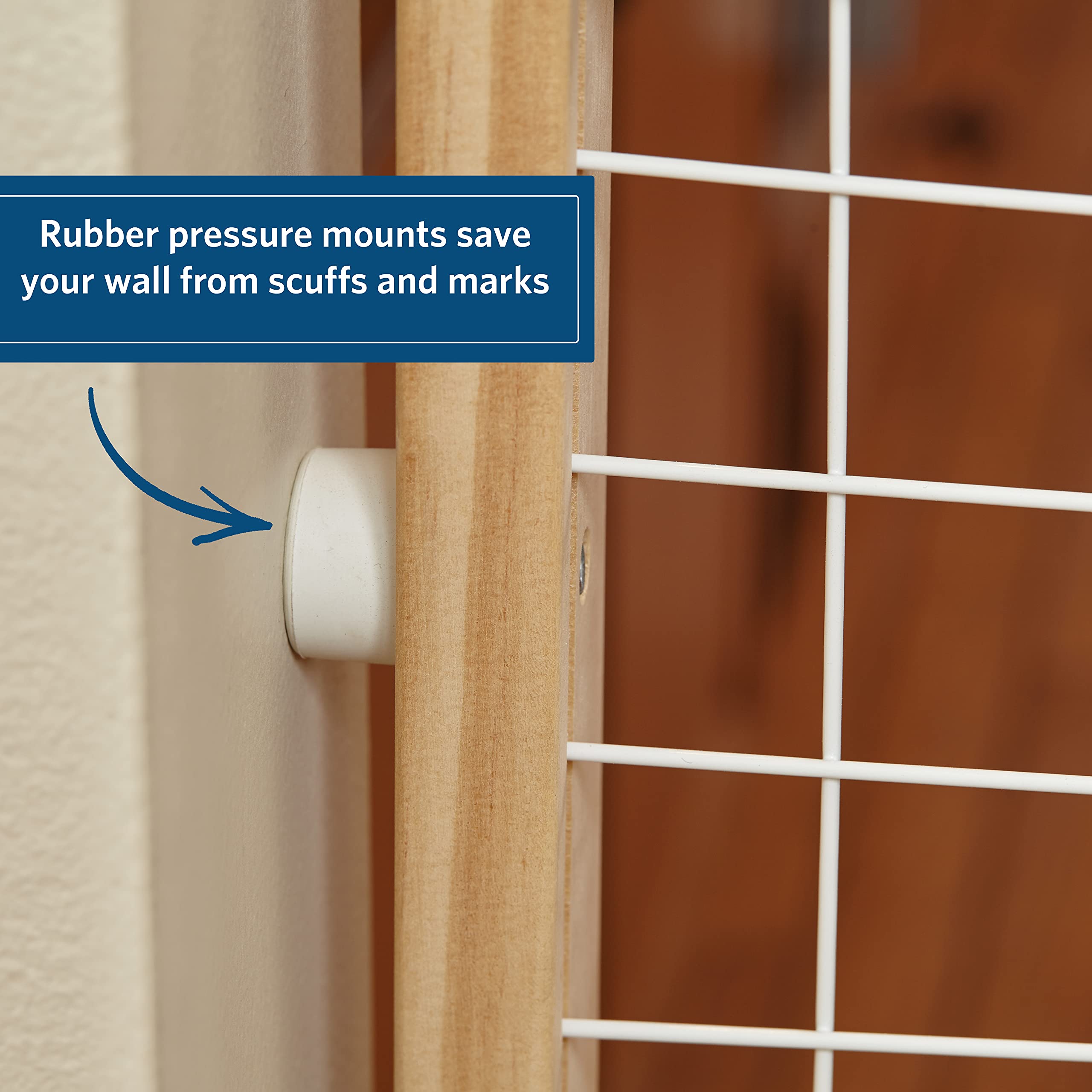 Midwest Homes For Pets Wire Mesh Pet Safety Gate, 32 Inches Tall & Expands 29-50 Inches Wide