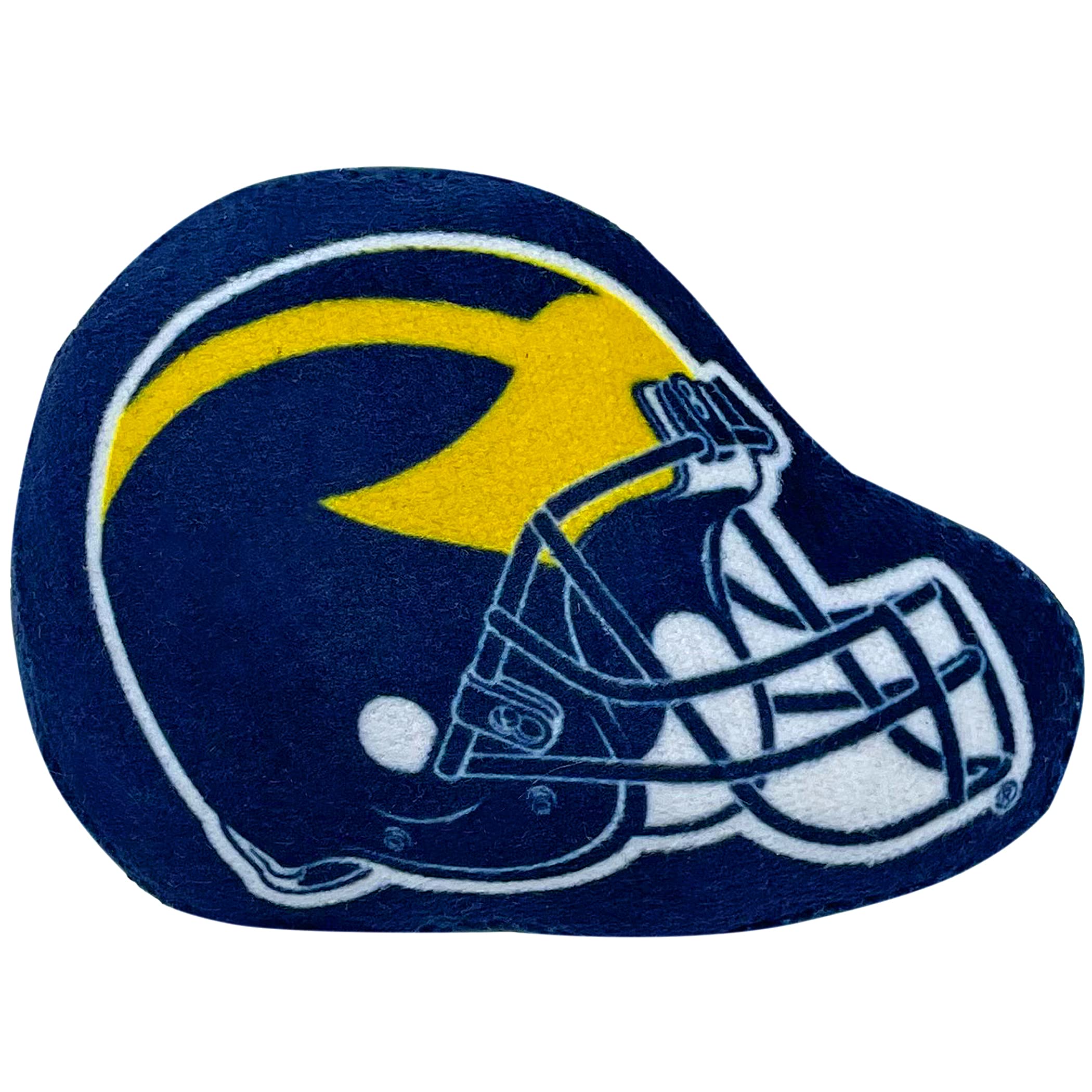 Best Plush Cat Toy Ncaa Michigan Wolverines Complete Set Of 3 Piece Cat Toys Filled With Fresh Catnip. Includes: 1 Helmet Cat Toy, 1 Football Cat Toy With Feathers & 1 Beer Bottle. Beautiful Team Logo