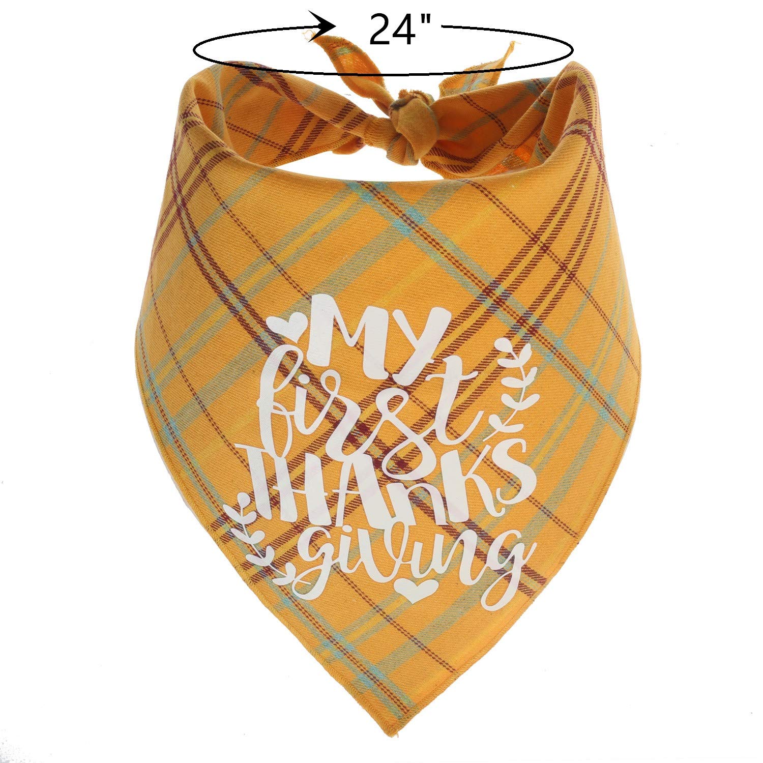 Pawskido First Thanksgiving Dog Bandana