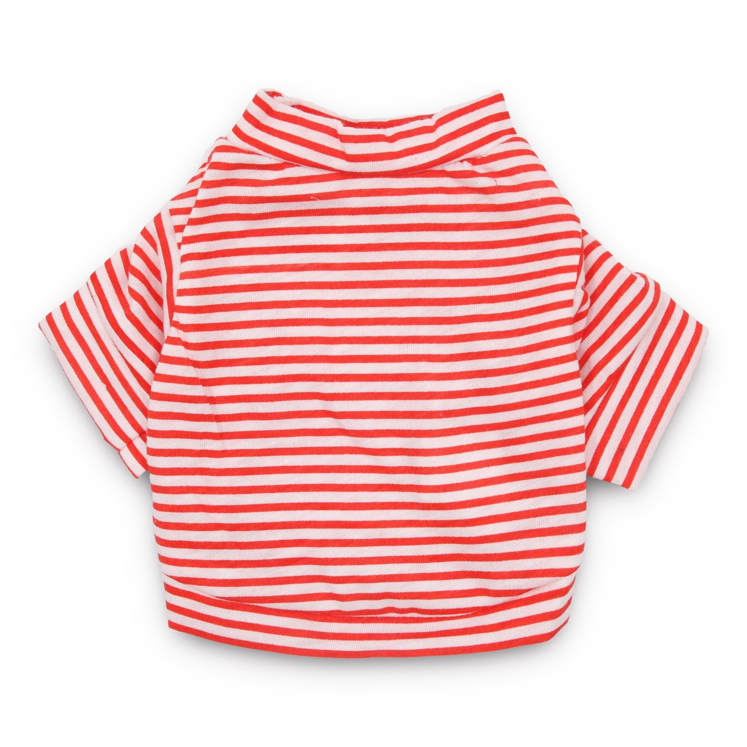 Droolingdog Dog Clothes Pet Striped T-Shirt Plain Puppy Apparel For Small Dogs, Medium, Pack Of 3