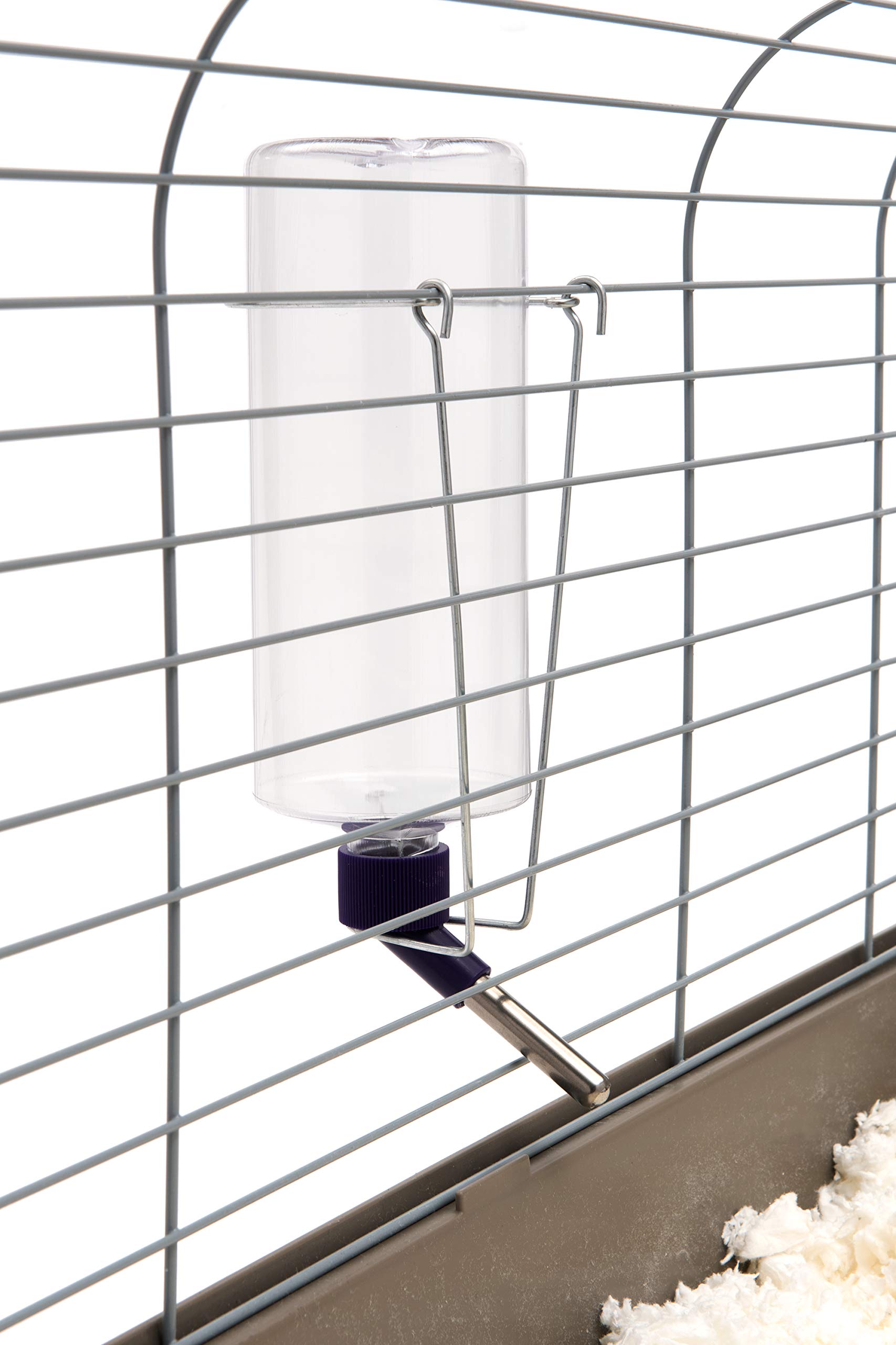 Lixit 32Oz Weather Resistant Water Bottles With Heavy Duty Mount For Rabbits And Ferrets (Clear)